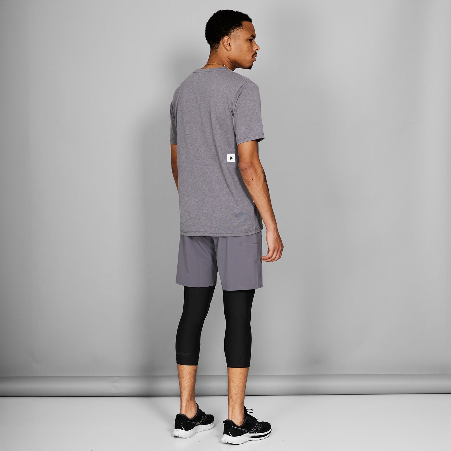 モーションタイツ SM50003c901 Motion+ 3/4 Tights - Black [メンズ]