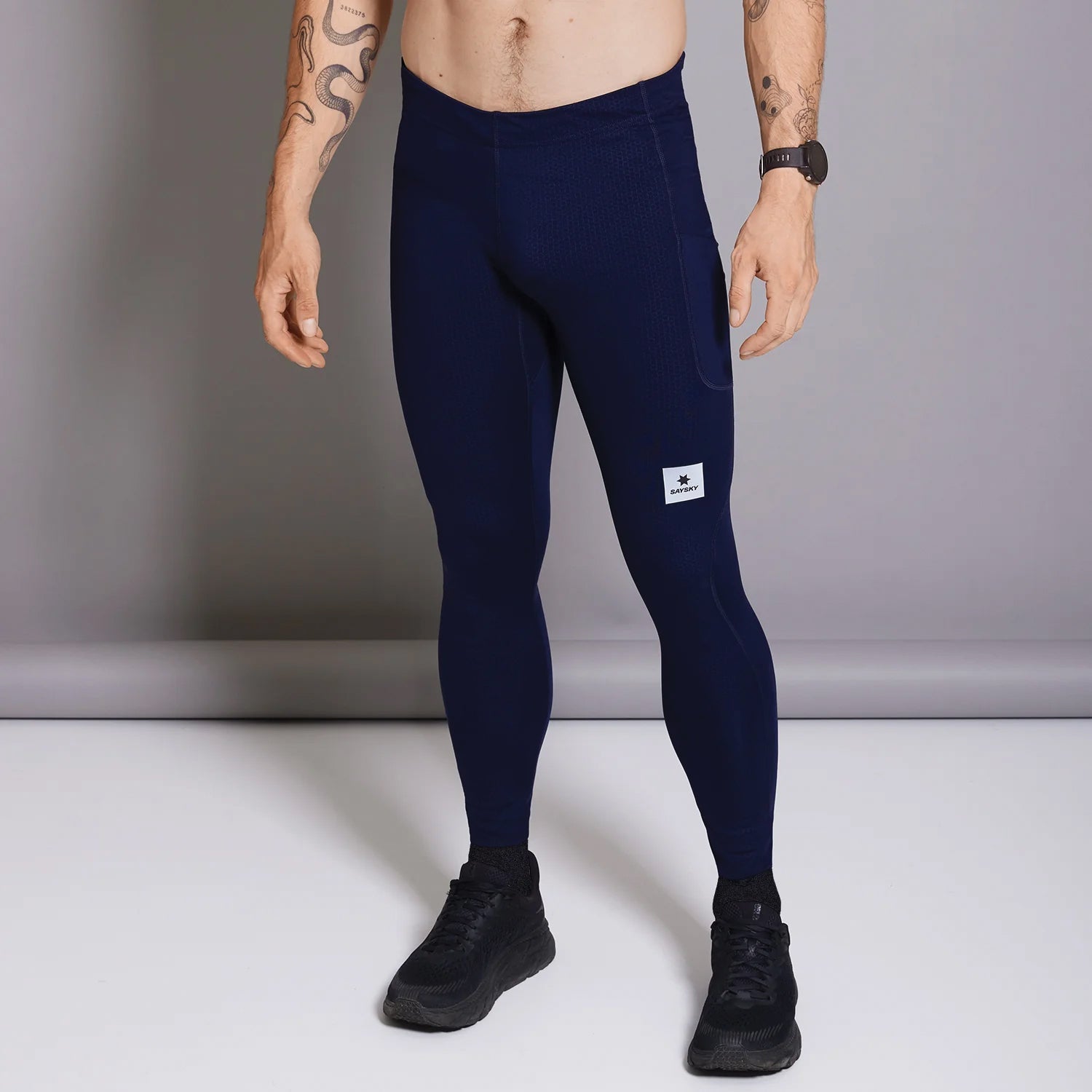 ランニングタイツ SM50005c201 Combat+ Long Tights - Blue [メンズ]