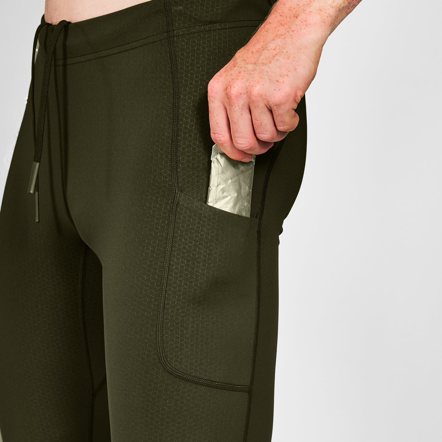 ランニングタイツ SM50005c301 Combat+ Long Tights - Green [メンズ]