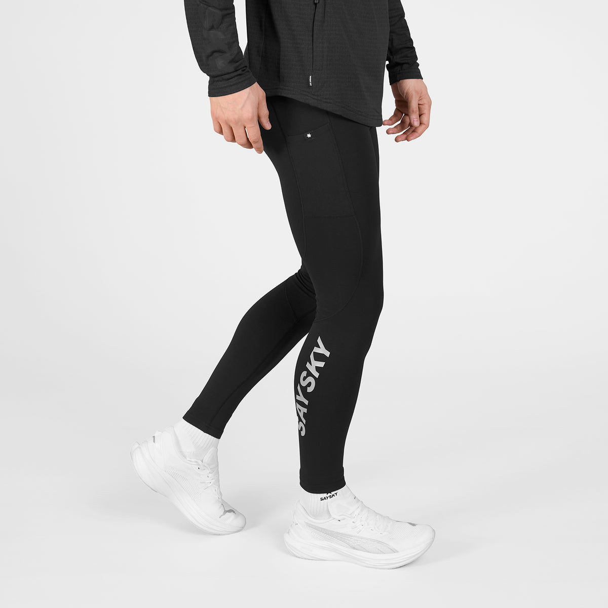 ランニングタイツ SM50006c901 Blaze+ Long Tights - Black [メンズ]