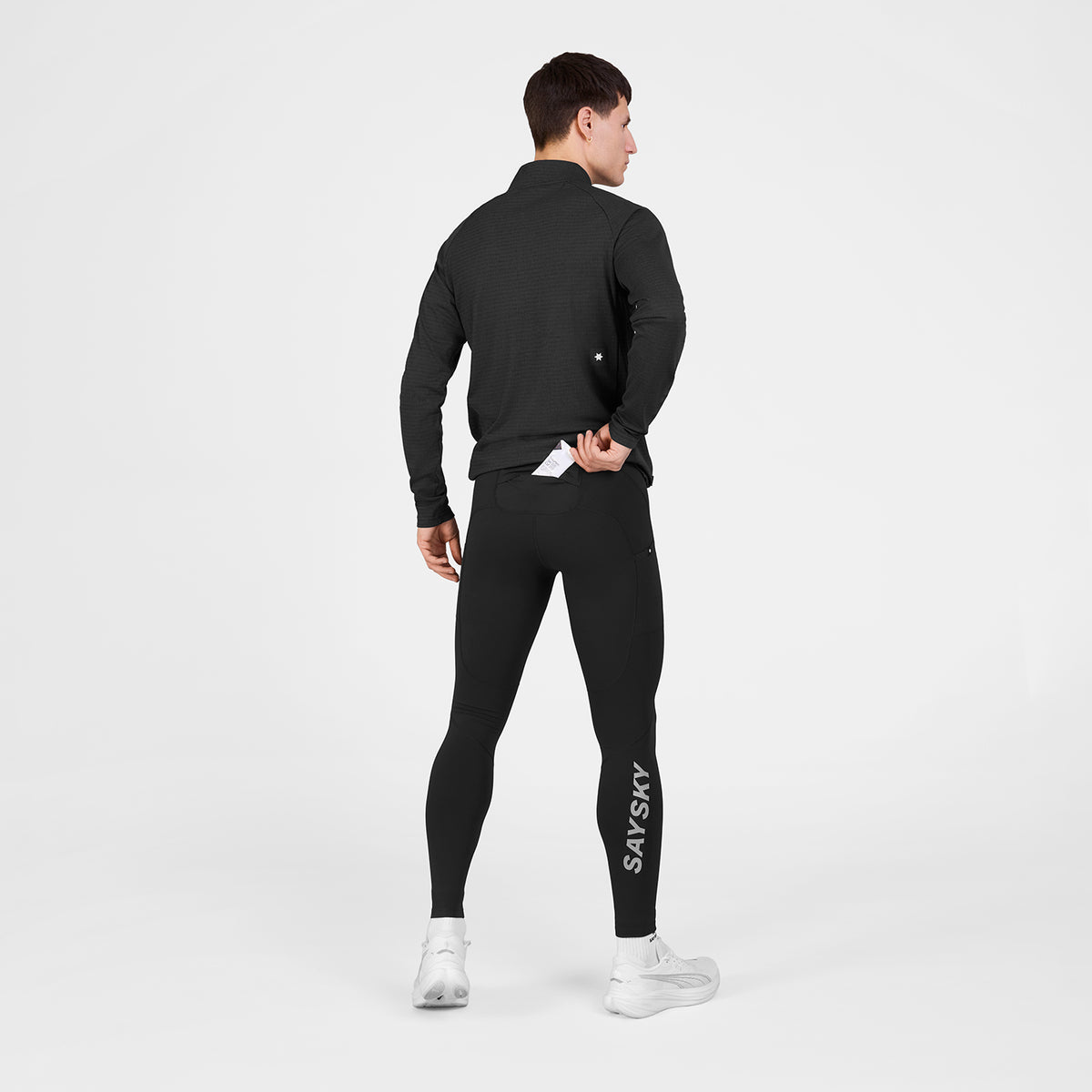 ランニングタイツ SM50006c901 Blaze+ Long Tights - Black [メンズ]