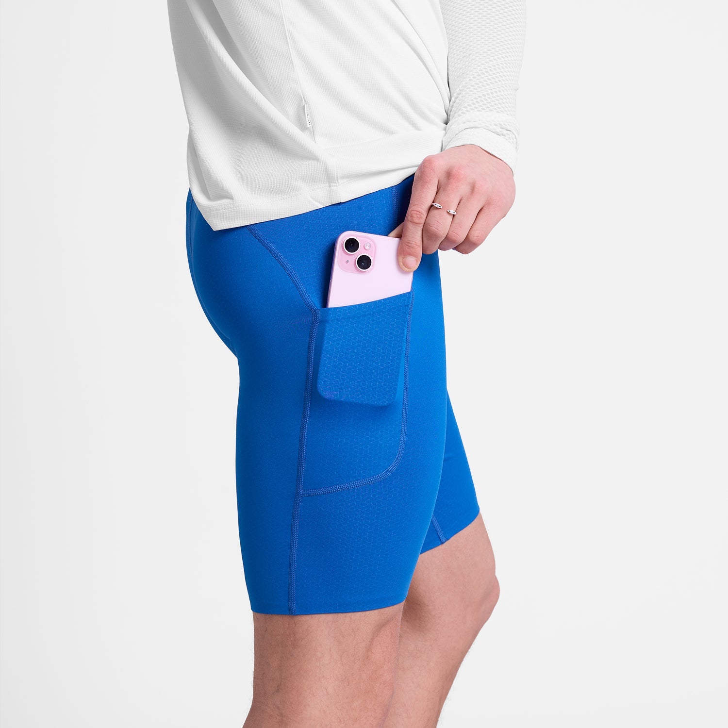 ランニングタイツ SM55001c226 Combat+ Short Tights 9inch - Blue [メンズ]