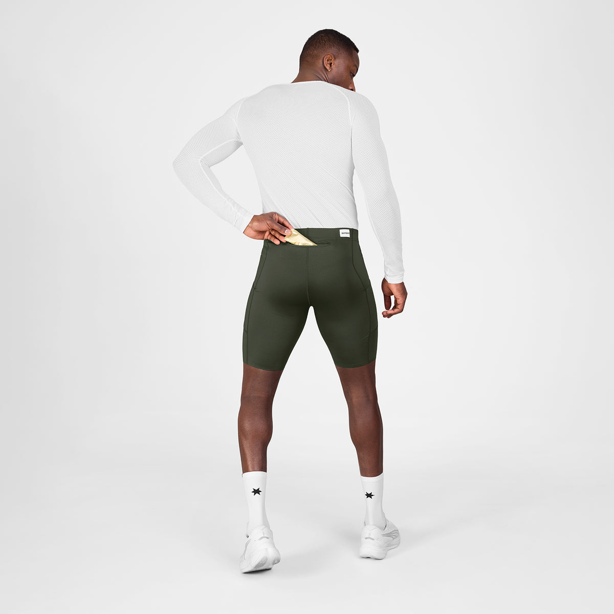 ショートタイツ SM55001c301 Combat+ Short Tights 9inch - Green [メンズ]