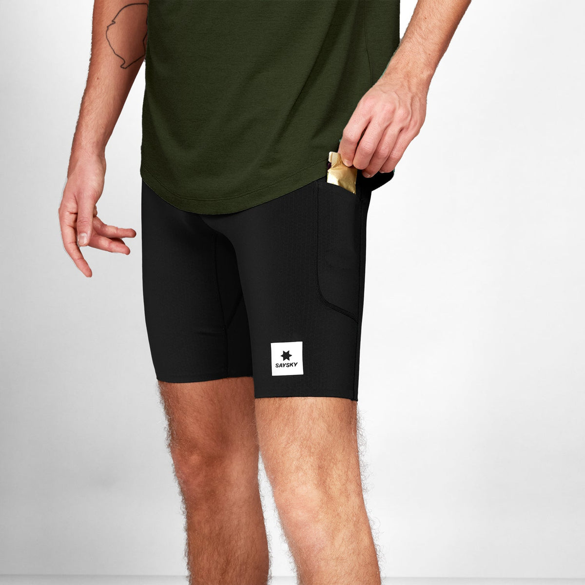 ショートタイツ SM55001c901 Combat+ Short Tights 9inch - Black [メンズ]
