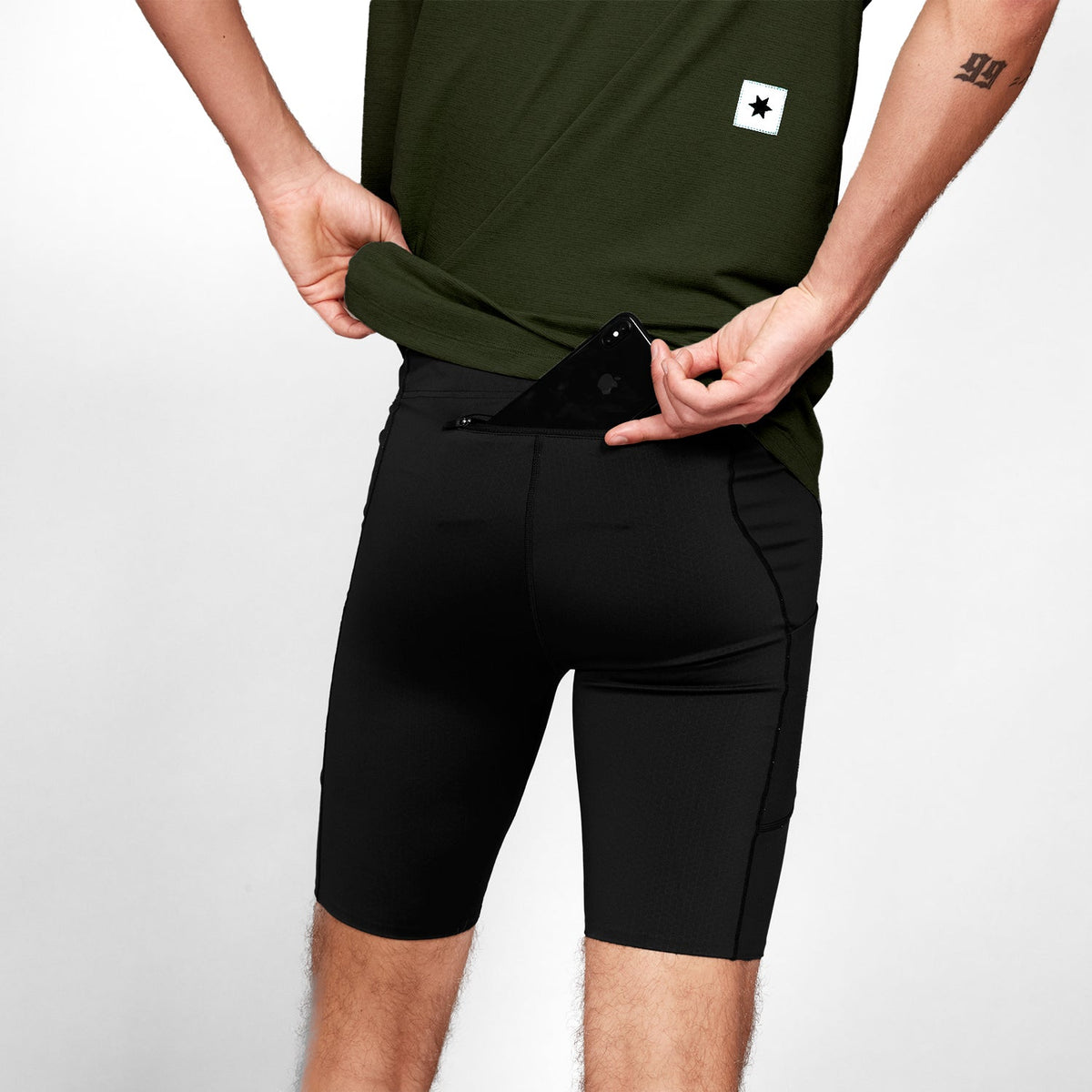 ショートタイツ SM55001c901 Combat+ Short Tights 9inch - Black [メンズ]