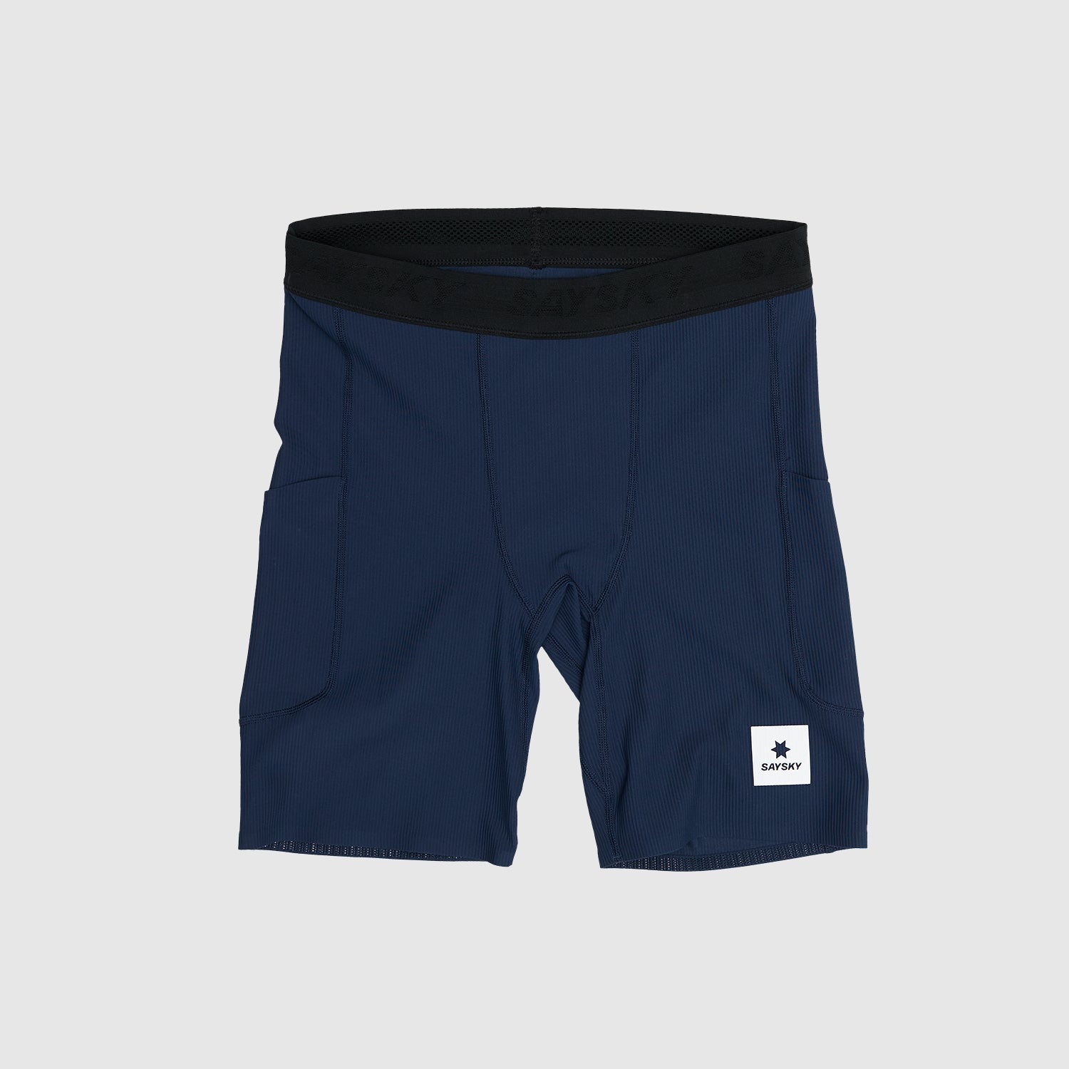 ランニングタイツ SM55002c201 Combat+ Rib Short Tights 8inch - Blue [メンズ]