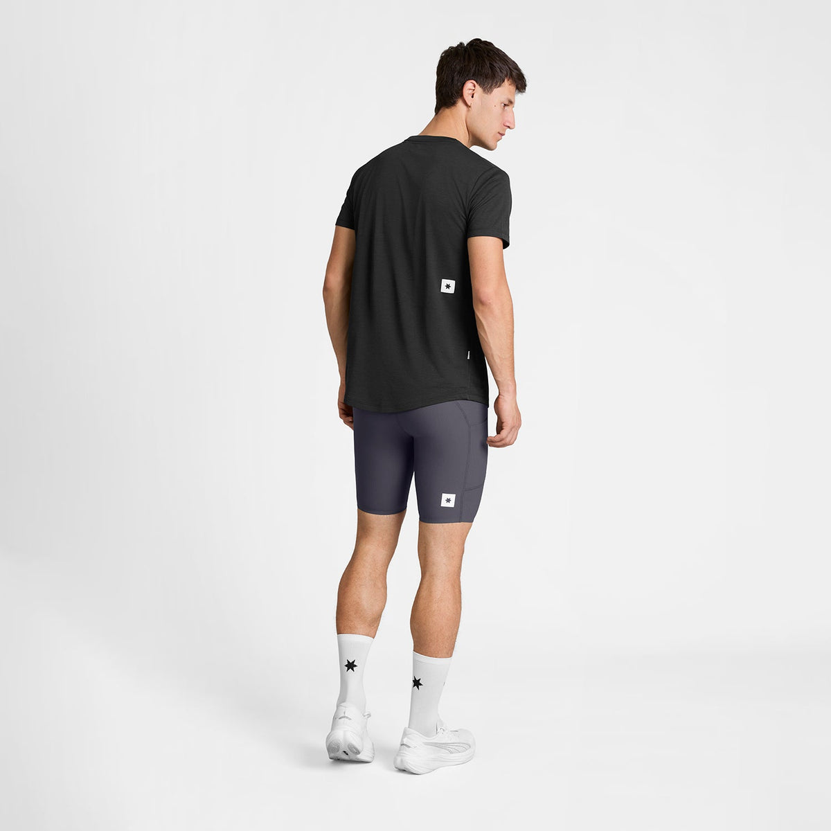 ランニングタイツ SM55002c611 Combat+ Rib Short Tights 8inch - Grey [メンズ]