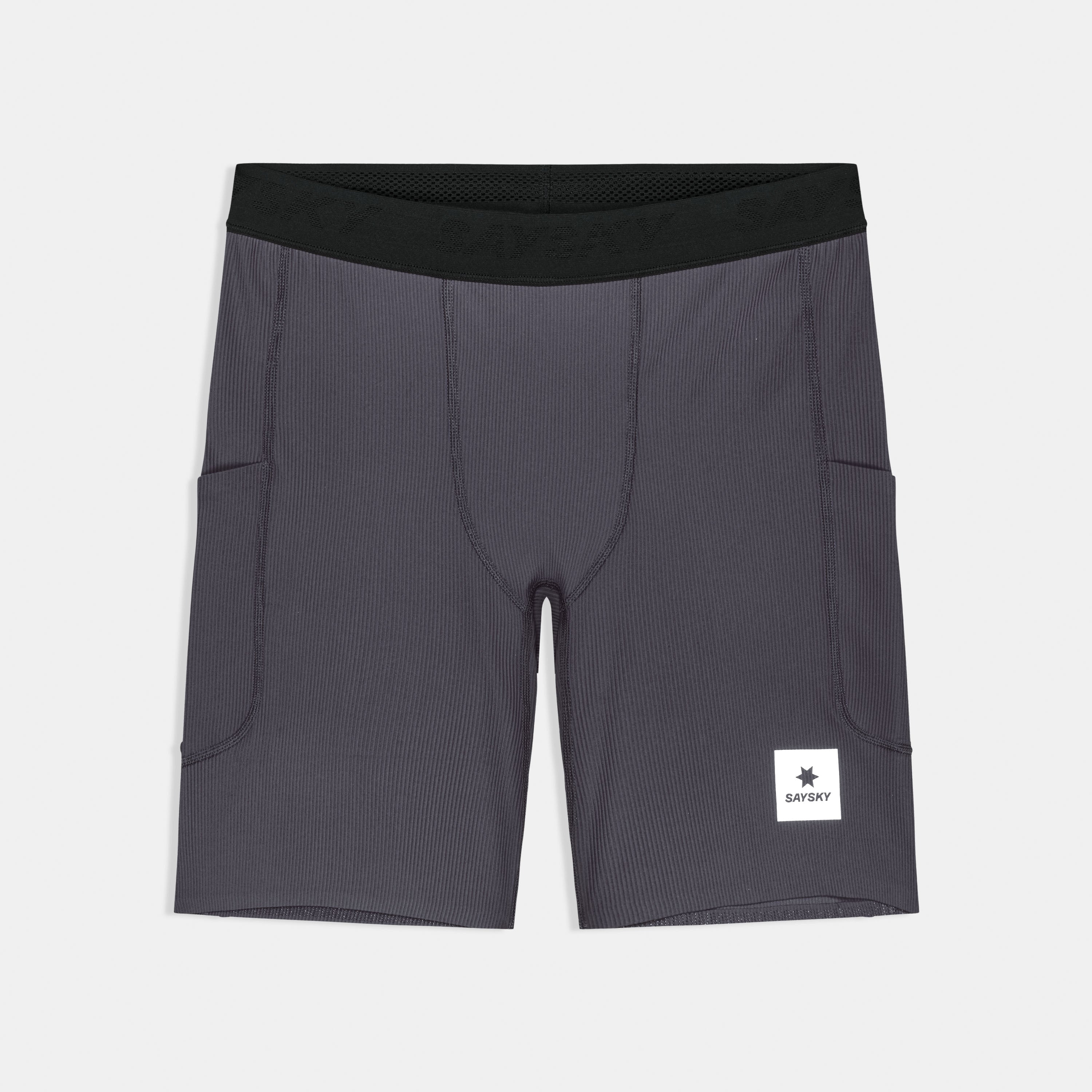ランニングタイツ SM55002c611 Combat+ Rib Short Tights 8inch - Grey [メンズ]