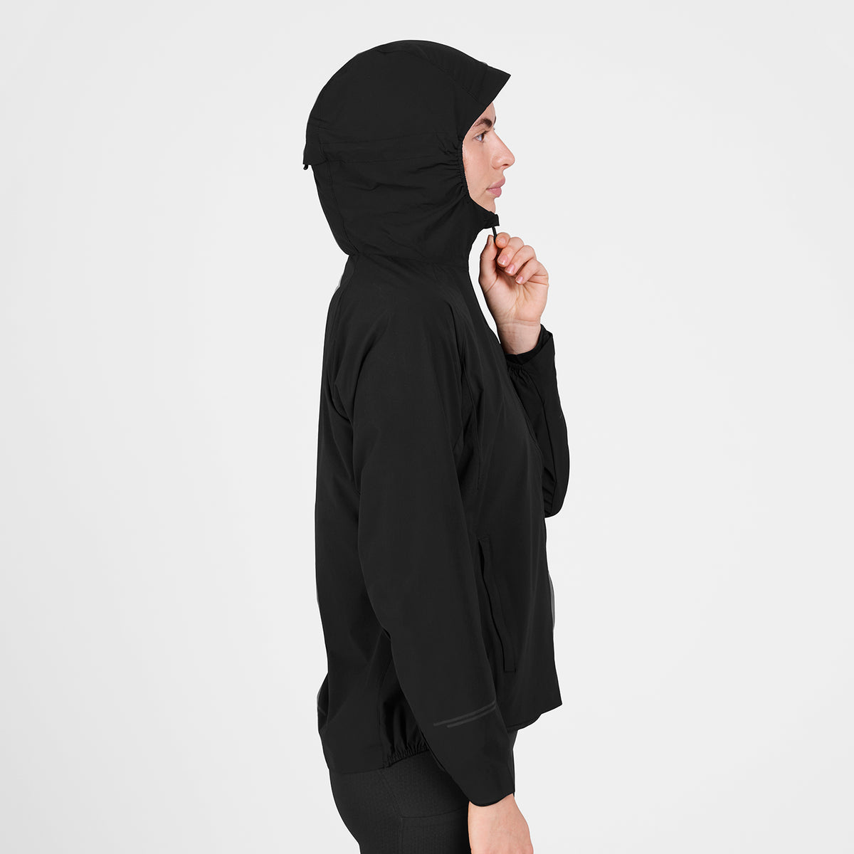 ランニングジャケット SW10001c901 W Clean Pace Flex Hooded Jacket - Black [レディーズ]