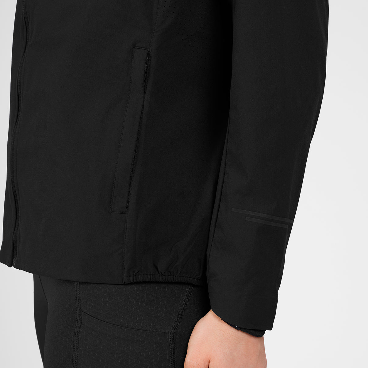 ランニングジャケット SW10001c901 W Clean Pace Flex Hooded Jacket - Black [レディーズ]