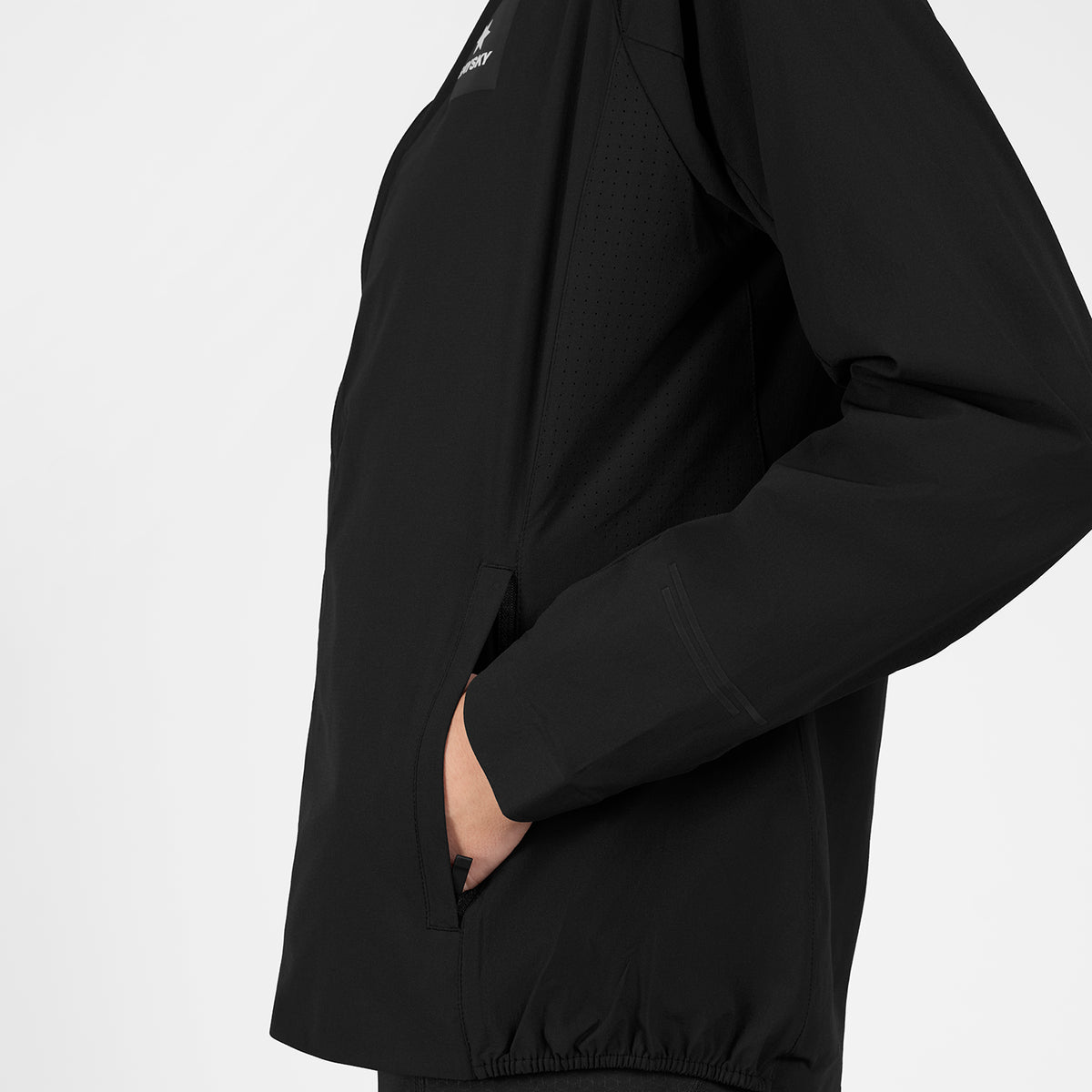 ランニングジャケット SW10001c901 W Clean Pace Flex Hooded Jacket - Black [レディーズ]