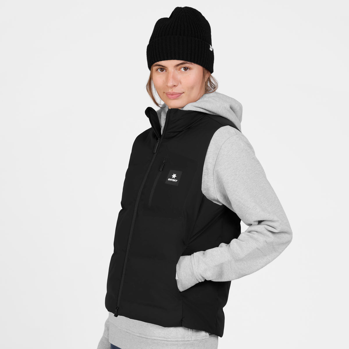 ランニングベスト SW10003c901 W Everyday Down Vest - Black [レディーズ]