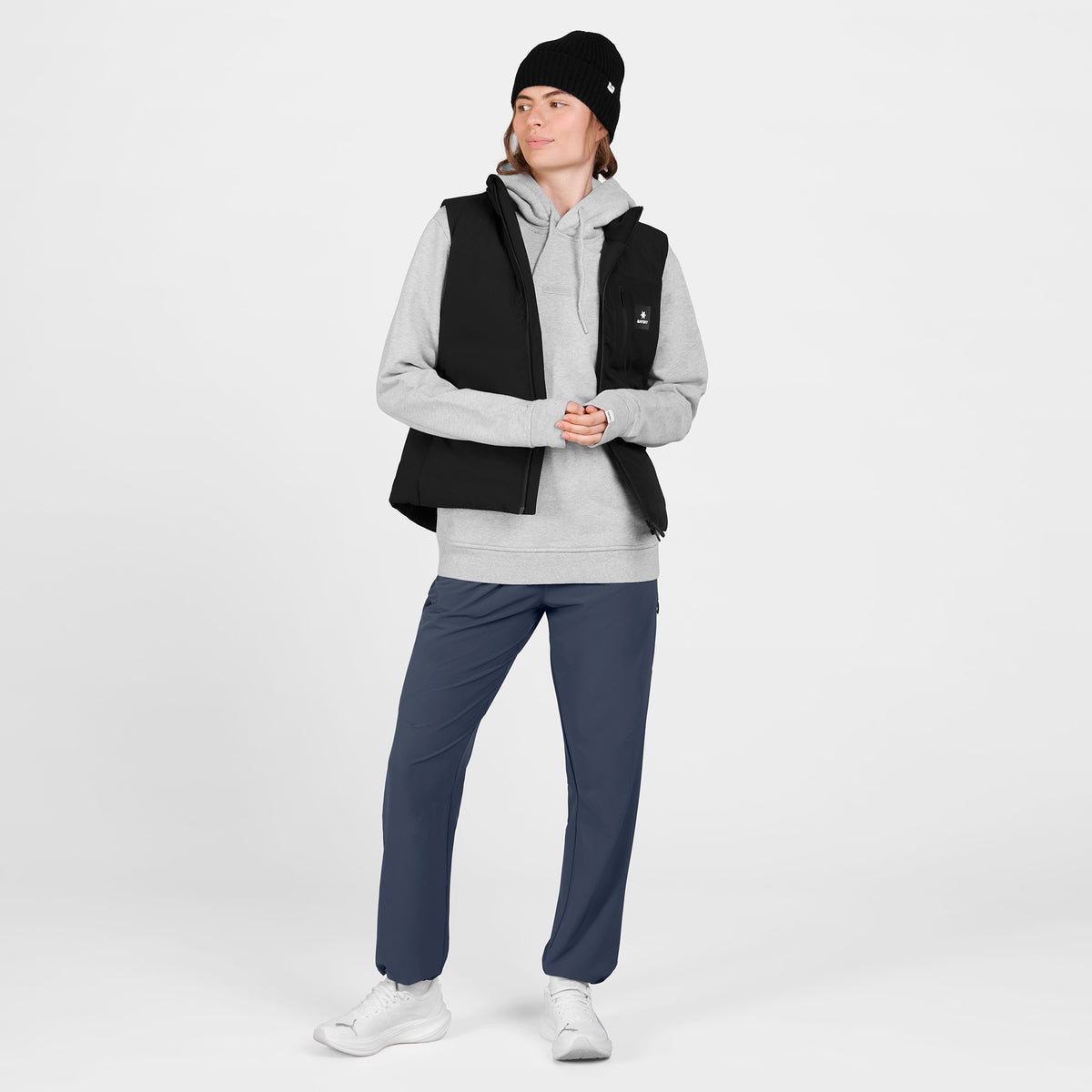 ランニングベスト SW10003c901 W Everyday Down Vest - Black [レディーズ]