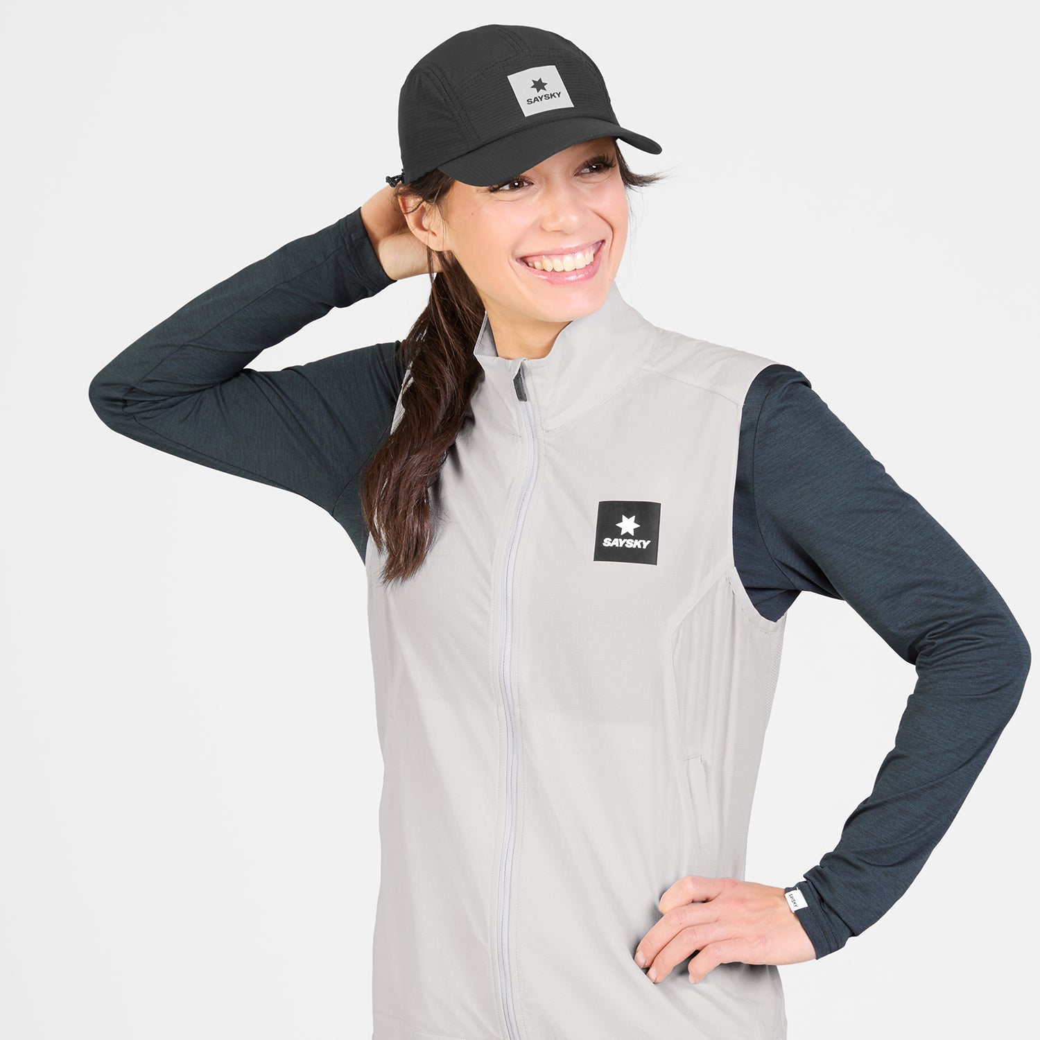 ランニングベスト SW10006c610 W Clean Pace Flex Vest - Grey [レディーズ]