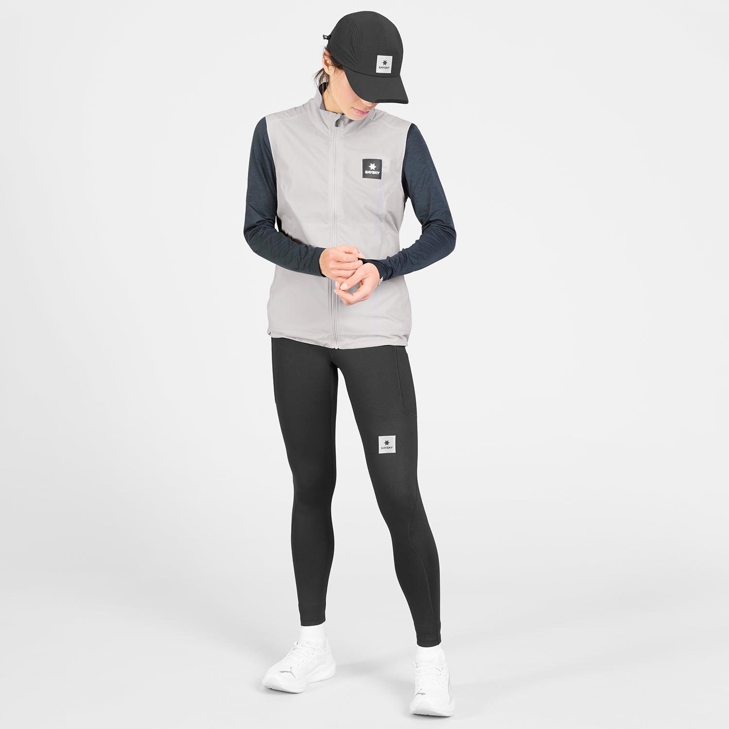 ランニングベスト SW10006c610 W Clean Pace Flex Vest - Grey [レディーズ]