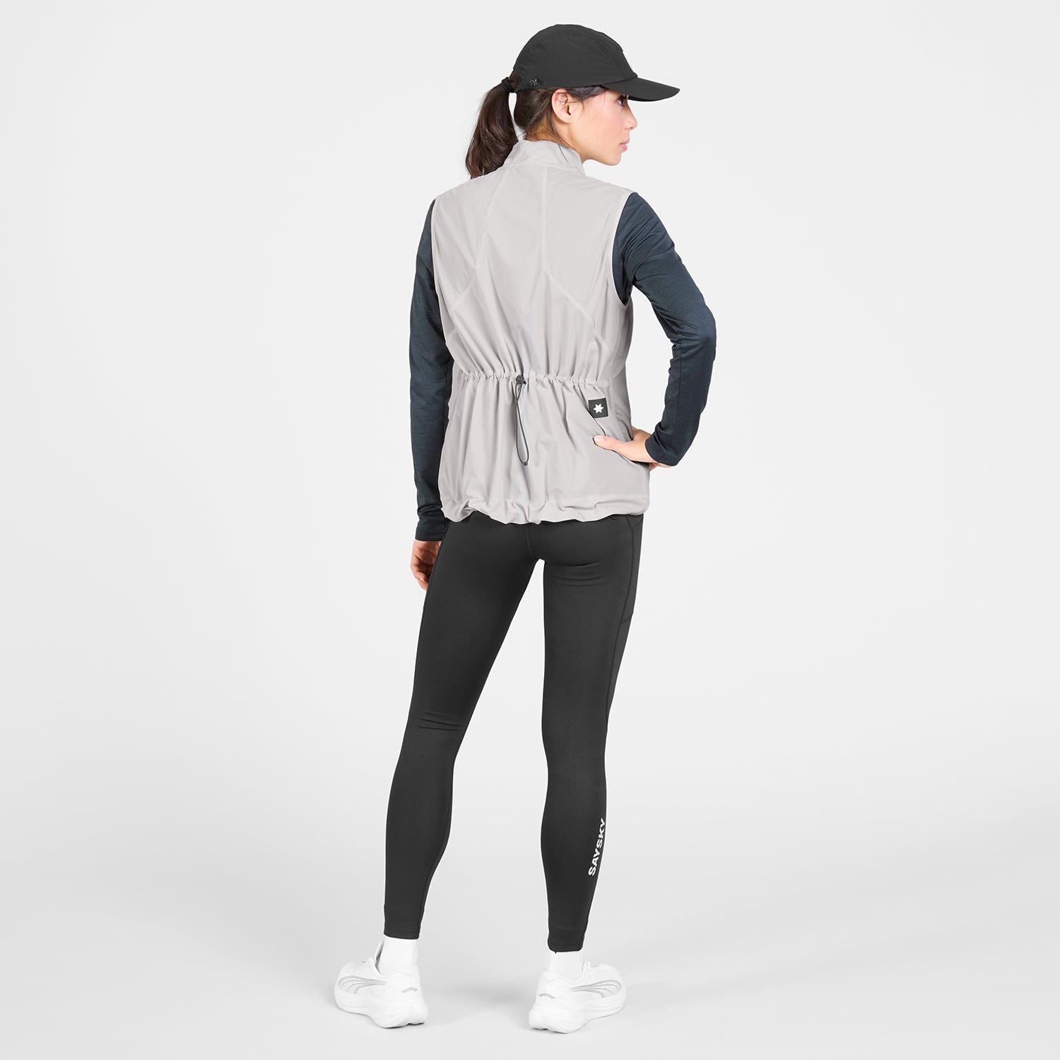 ランニングベスト SW10006c610 W Clean Pace Flex Vest - Grey [レディーズ]