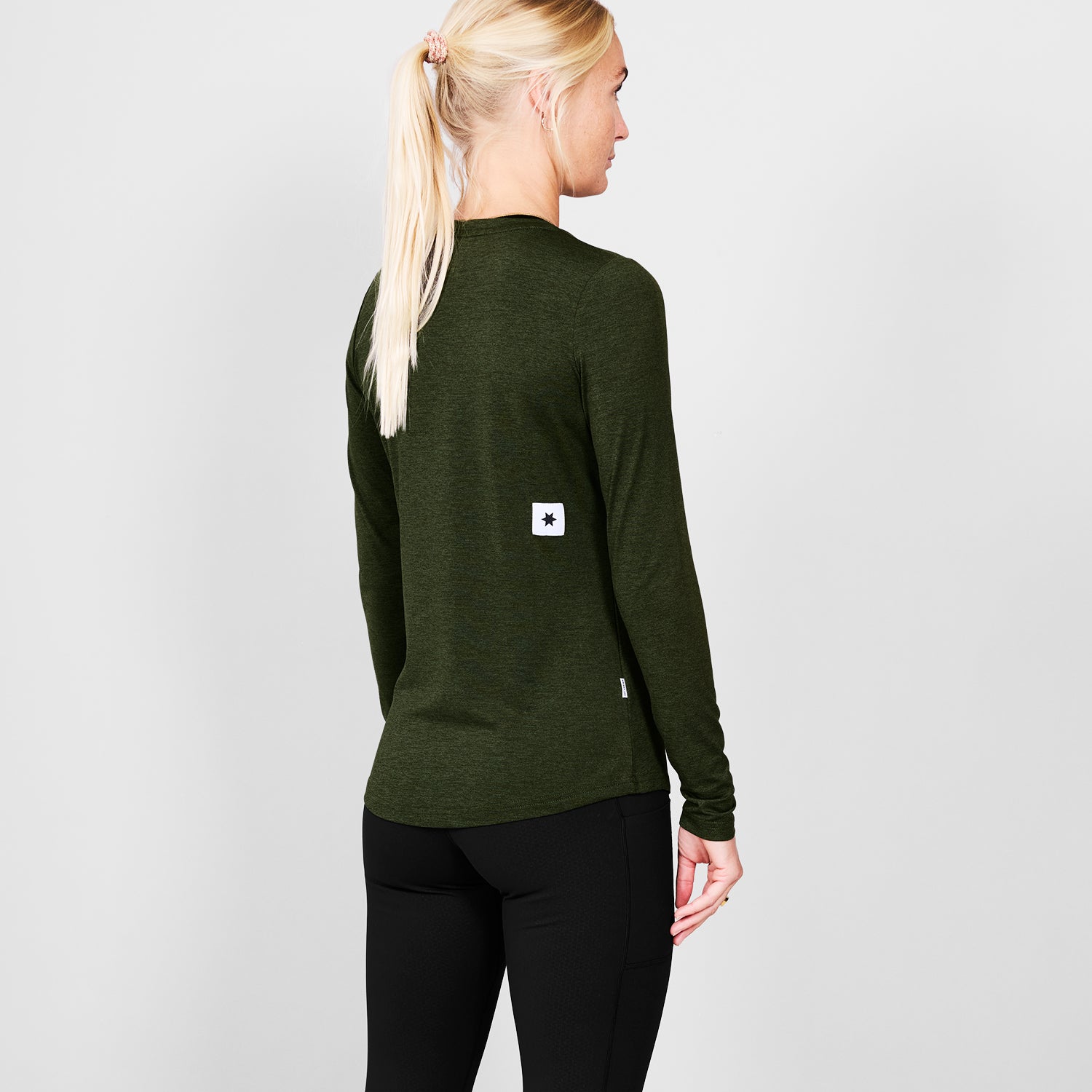 ランニングTシャツ（ロングスリーブ） SW20003c3001 W Clean Pace Long Sleeve - Green [レディーズ]