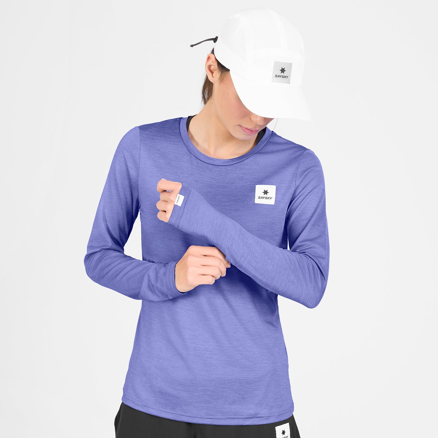 ランニングTシャツ（ロングスリーブ） SW20003c7013 W Clean Pace Long Sleeve - Purple [レディーズ]
