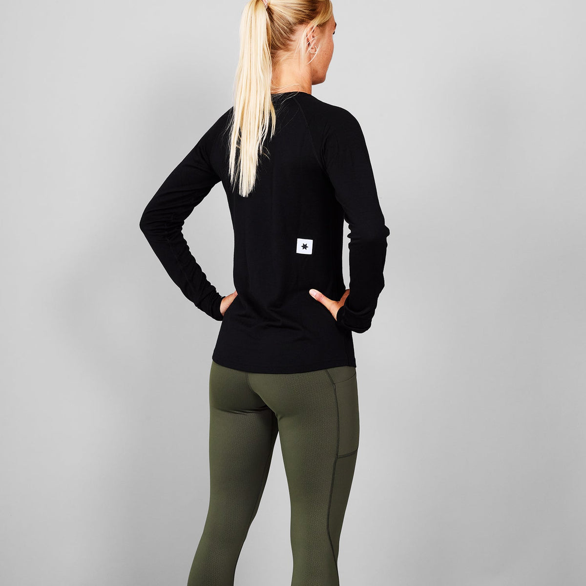 ランニングTシャツ（ロングスリーブ） SW20005c901 Wmns Merino 165 Long Sleeve - Black [レディーズ]