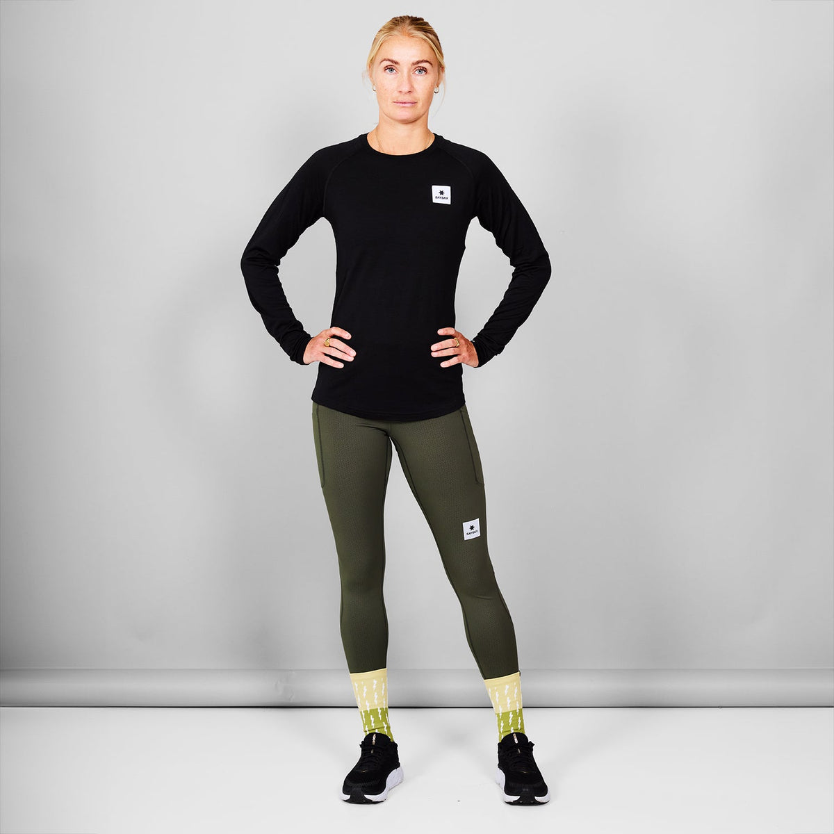 ランニングTシャツ（ロングスリーブ） SW20005c901 Wmns Merino 165 Long Sleeve - Black [レディーズ]