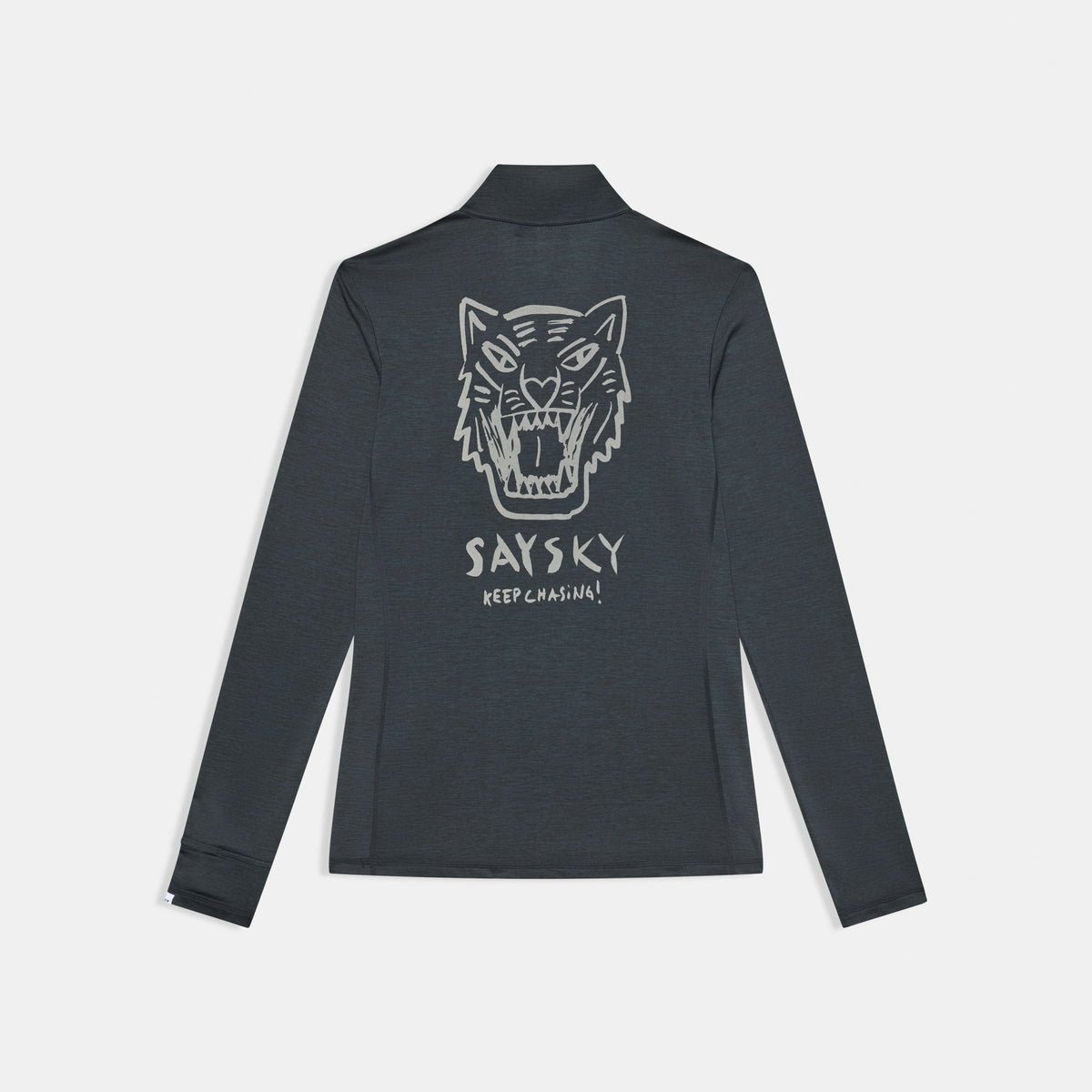 ランニングTシャツ（ロングスリーブ） SW20009c9001 Wmns Tiger Pace Half Zip Long Sleeve - Black [レディーズ]