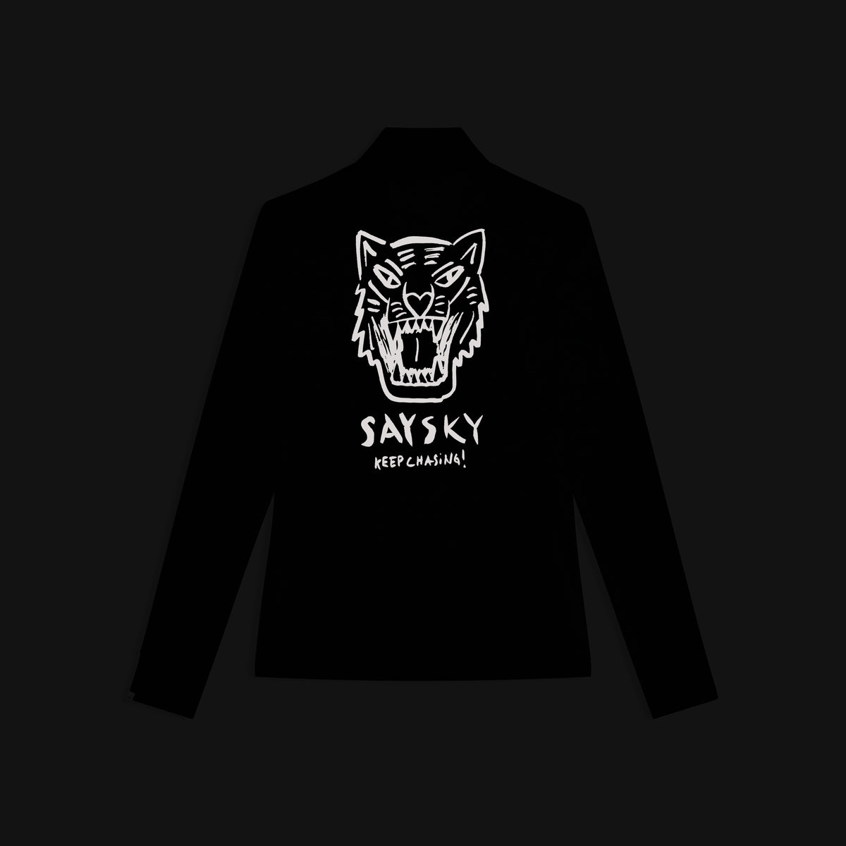ランニングTシャツ（ロングスリーブ） SW20009c9001 Wmns Tiger Pace Half Zip Long Sleeve - Black [レディーズ]