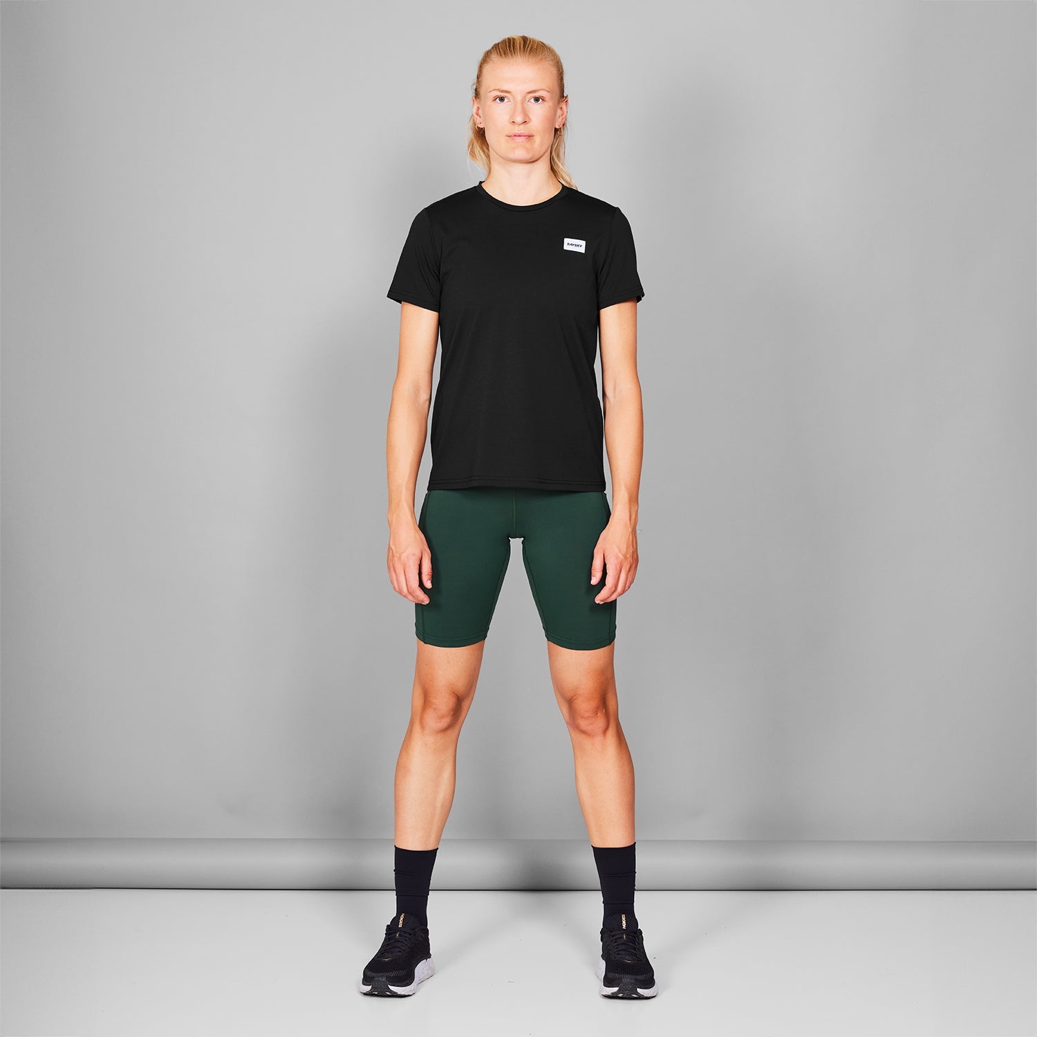 モーションTシャツ SW25001c901 W Clean Motion T-shirt - Black [レディーズ]