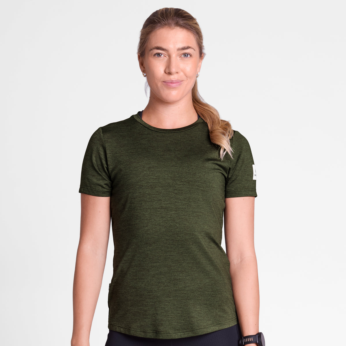 ランニングTシャツ SW25002c3001 W Clean Pace T-shirt - Green [レディーズ]