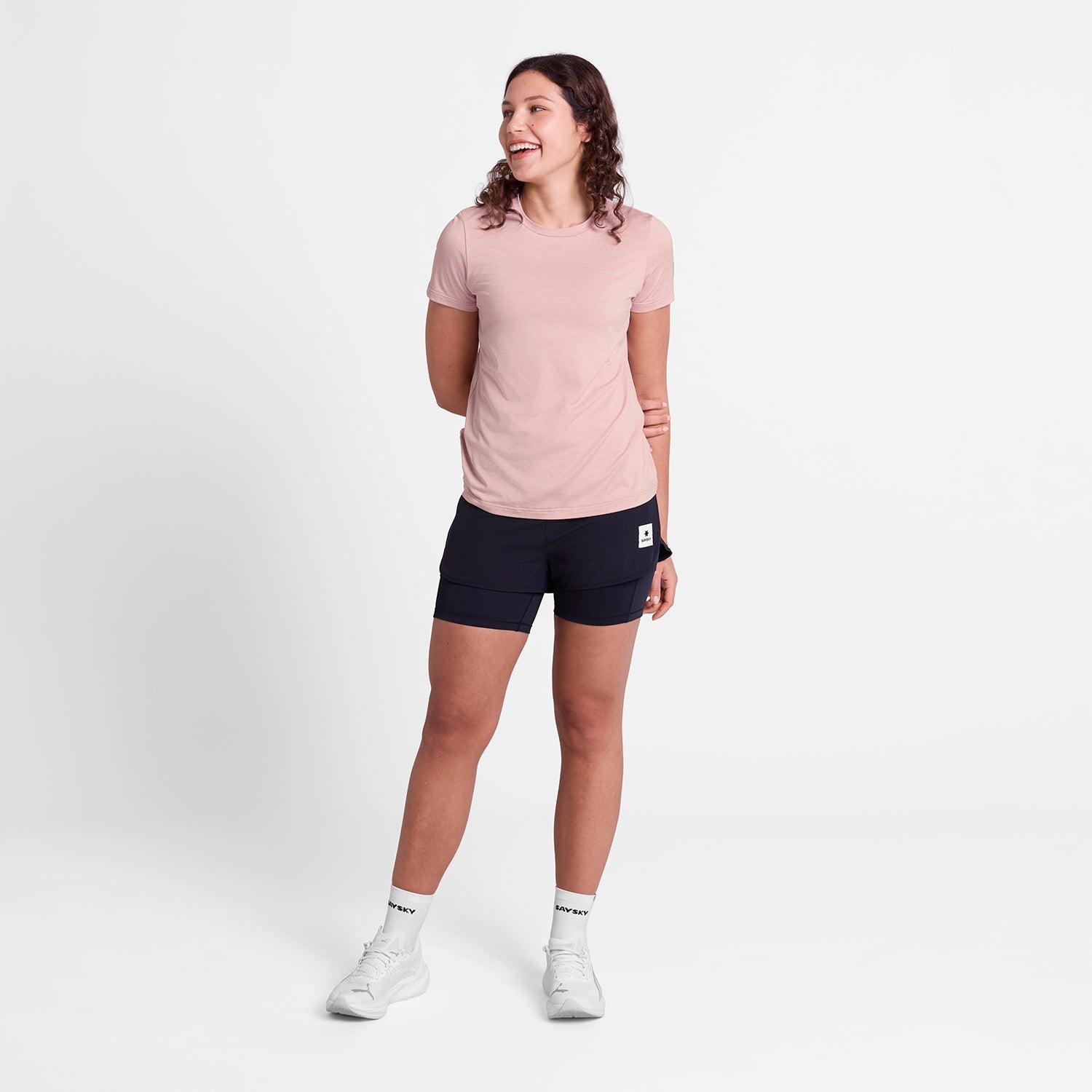ランニングTシャツ SW25002c5009 W Clean Pace T-shirt - Pink [レディーズ]