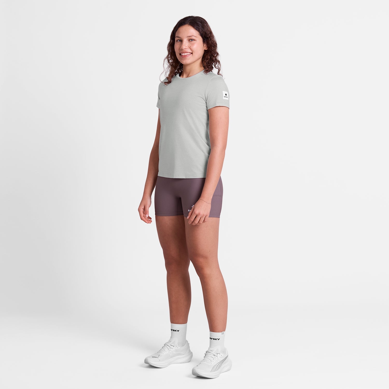 ランニングTシャツ SW25002c6008 W Clean Pace T-shirt - Grey [レディーズ]