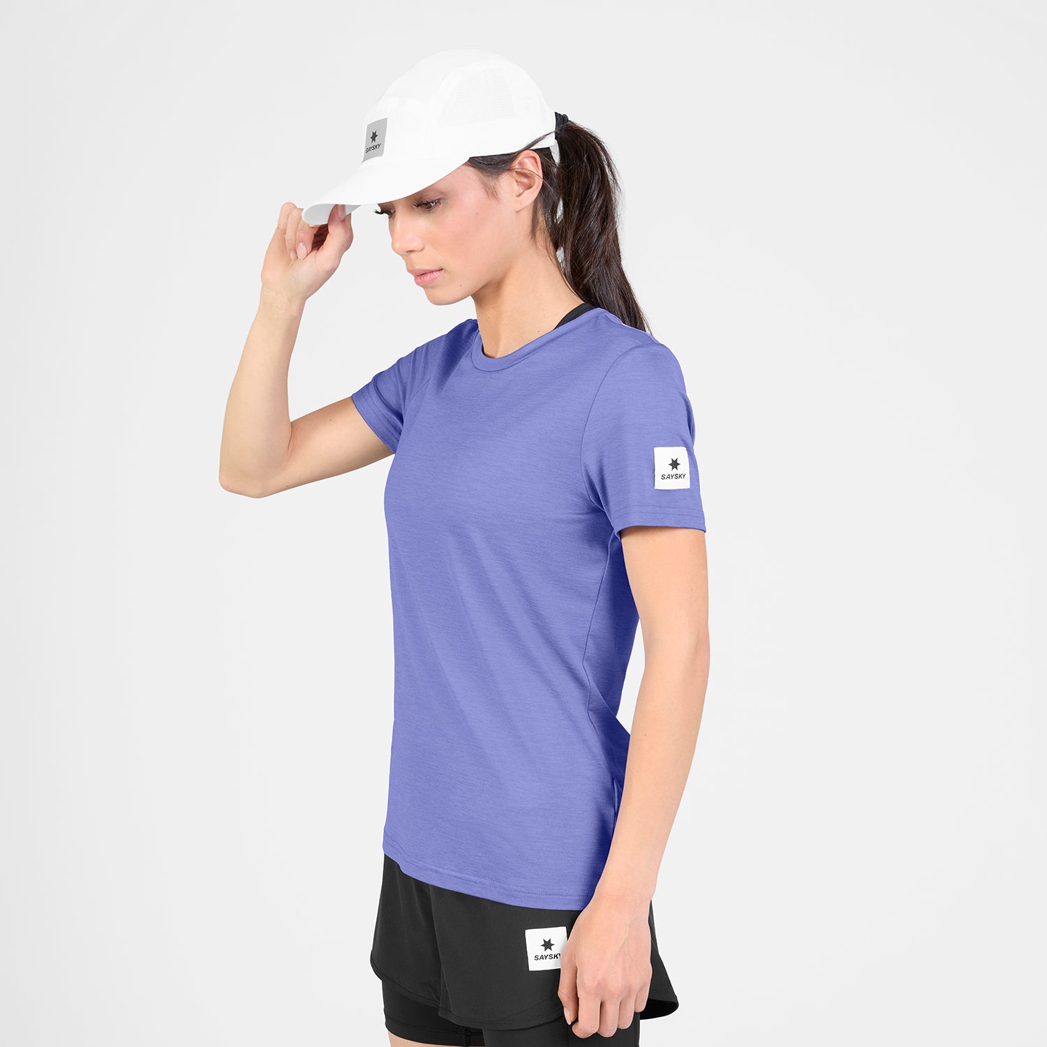 ランニングTシャツ SW25002c7013 W Clean Pace T-shirt - Purple [レディーズ]