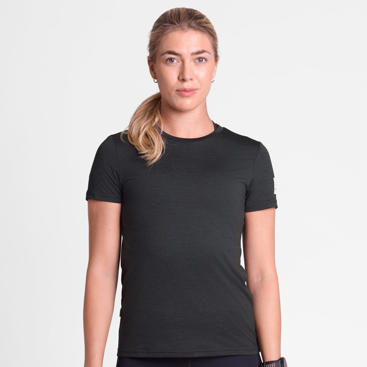 ランニングTシャツ SW25002c9001 W Clean Pace T-shirt - Black [レディーズ]