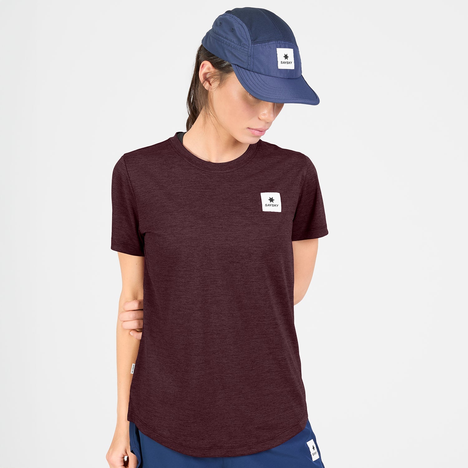 ランニングTシャツ SW25004c5011 W Clean Combat Pro T-shirt - Burgundy [レディーズ]