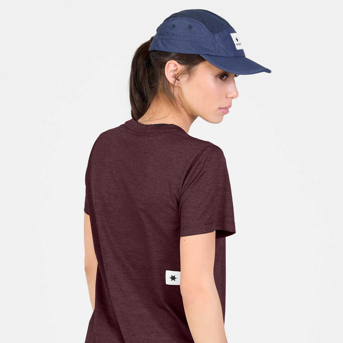 ランニングTシャツ SW25004c5011 W Clean Combat Pro T-shirt - Burgundy [レディーズ]
