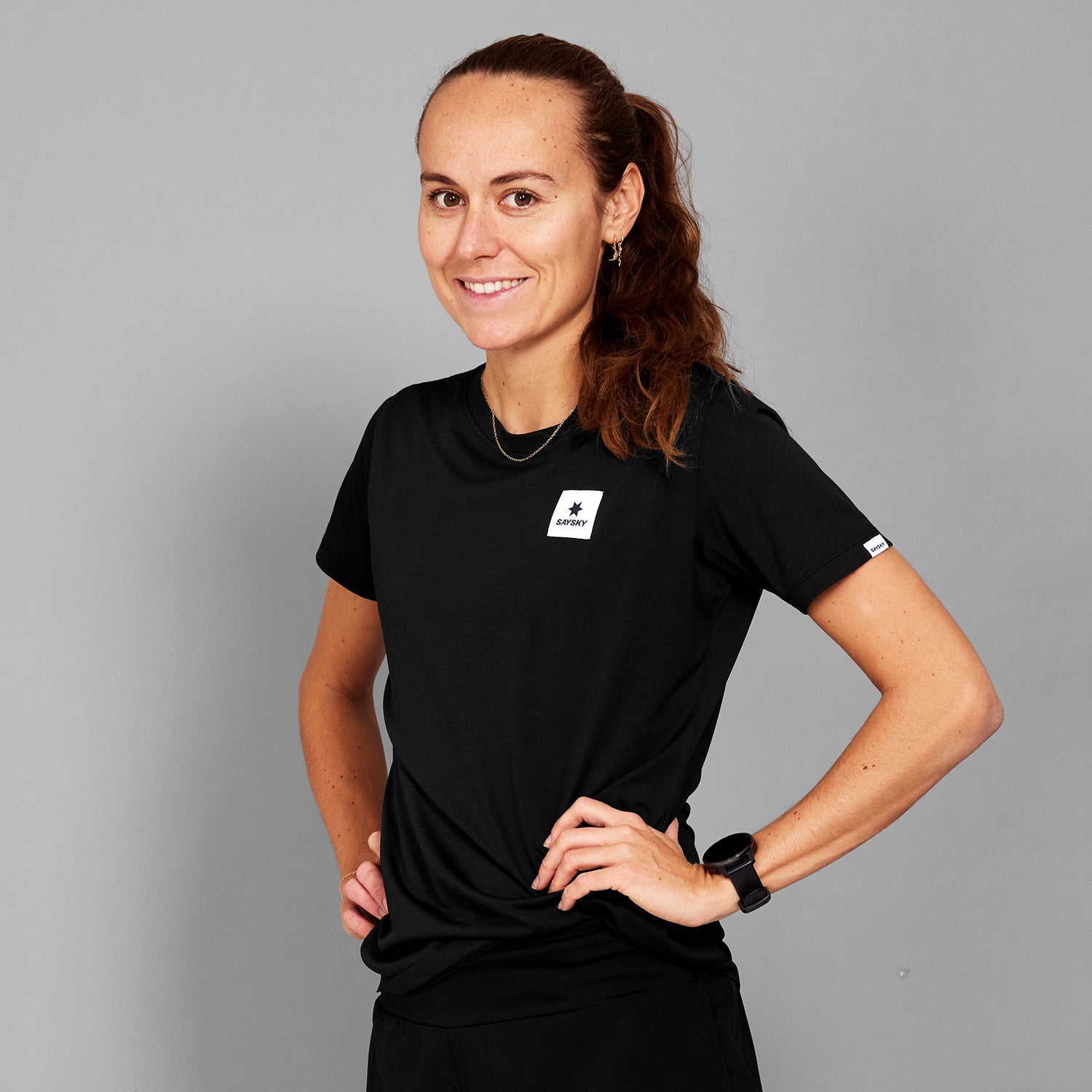 ランニングTシャツ SW25004c901 W Clean Combat Pro T-shirt - Black [レディーズ]