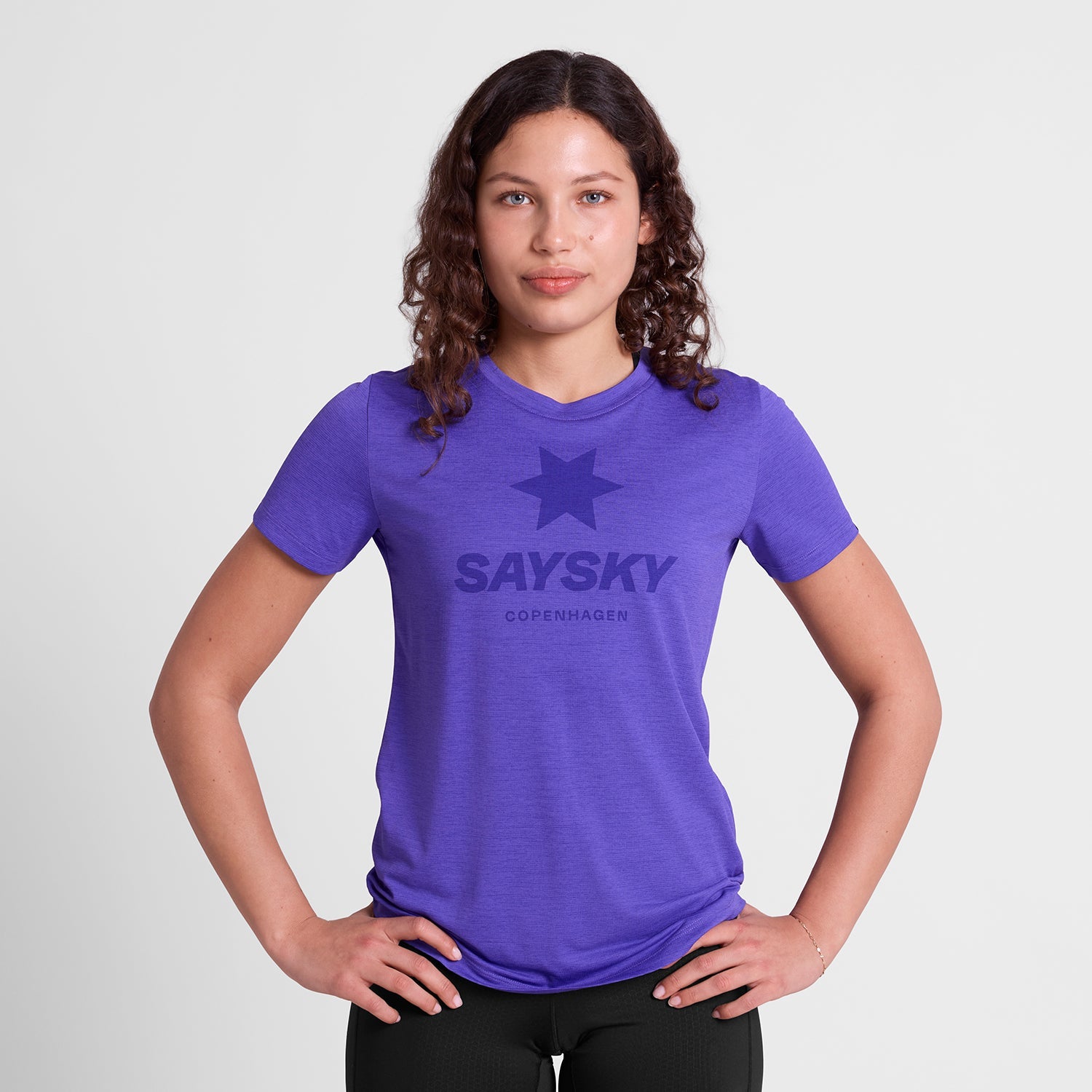 ランニングTシャツ SW25005c7012 W Logo Combat Pro T-shirt - Purple [レディーズ]