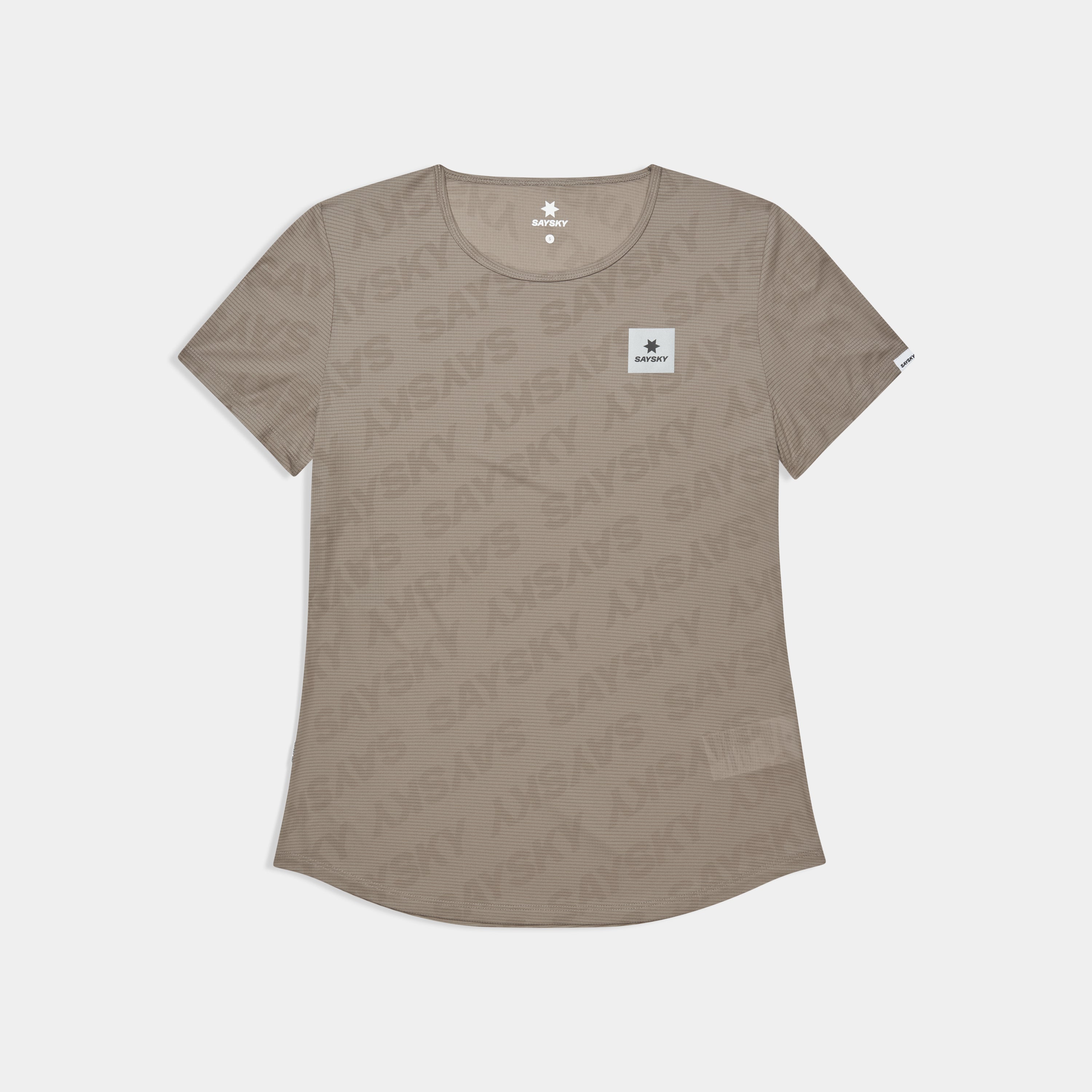 ランニングTシャツ SW25008c1070 W Reactive Flow T-shirt - Darkbeigelogo [レディーズ]