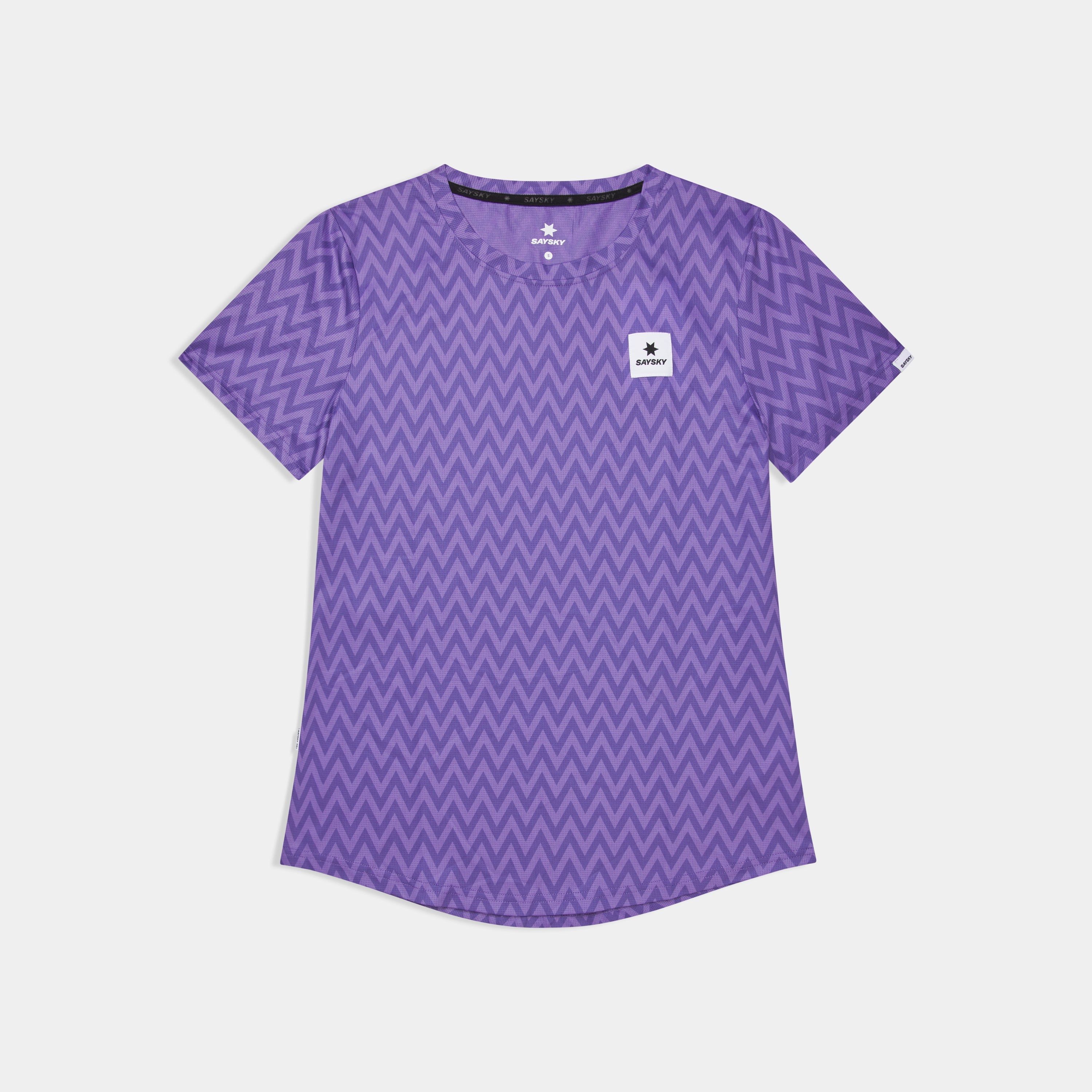 □ 公式 □ SAYSKY/セイスカイ ランニングTシャツ SW25012c1061 W Zig