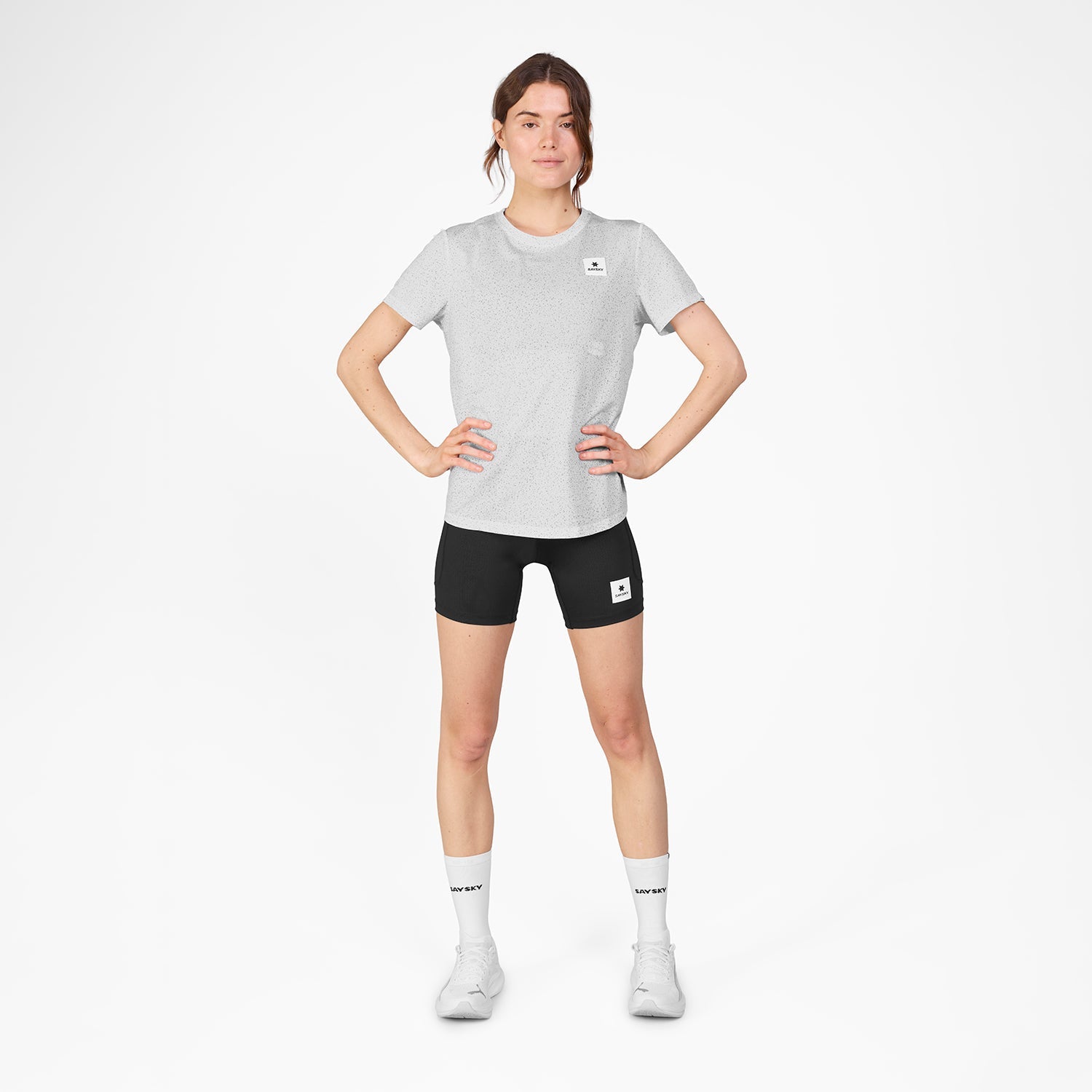 ランニングTシャツ SW25014c1073 W Universe Combat T-shirt - Whiteuniverse [レディーズ]