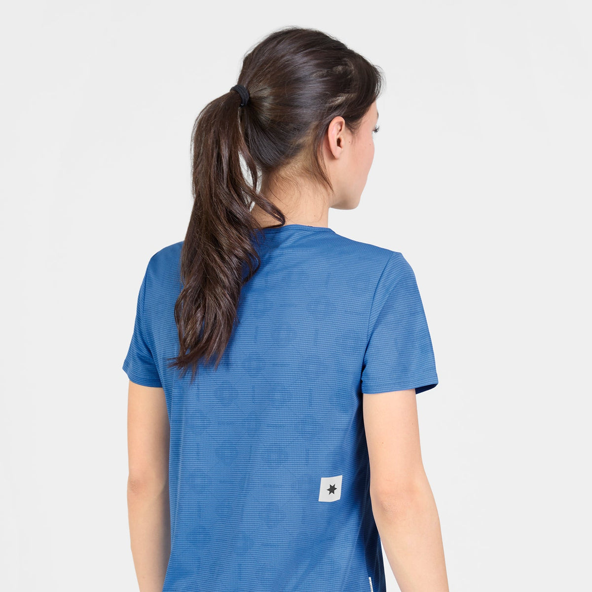 ランニングTシャツ SW25019c1075 W Reactive Flow T-shirt - Blue Aop [レディーズ]