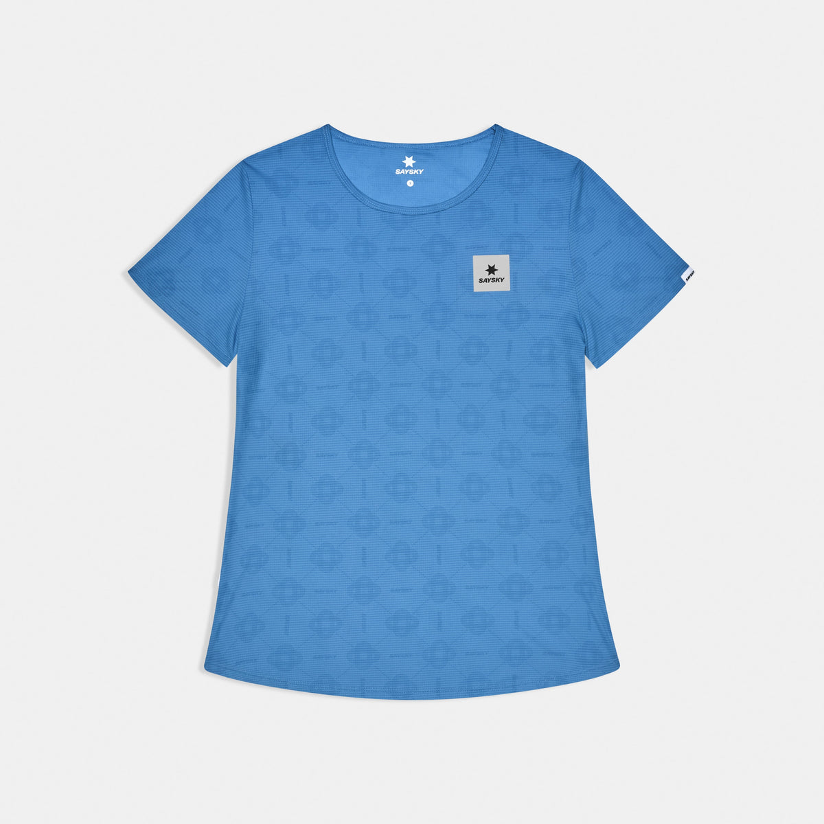 ランニングTシャツ SW25019c1075 W Reactive Flow T-shirt - Blue Aop [レディーズ]