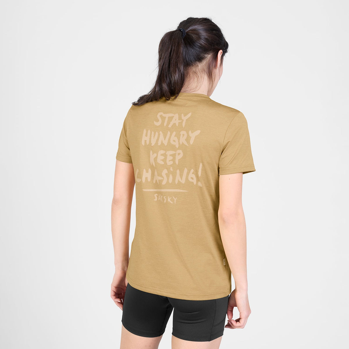 ランニングTシャツ SW25020c4010 Wmns Tiger Pace T-shirt - Beige [レディーズ]
