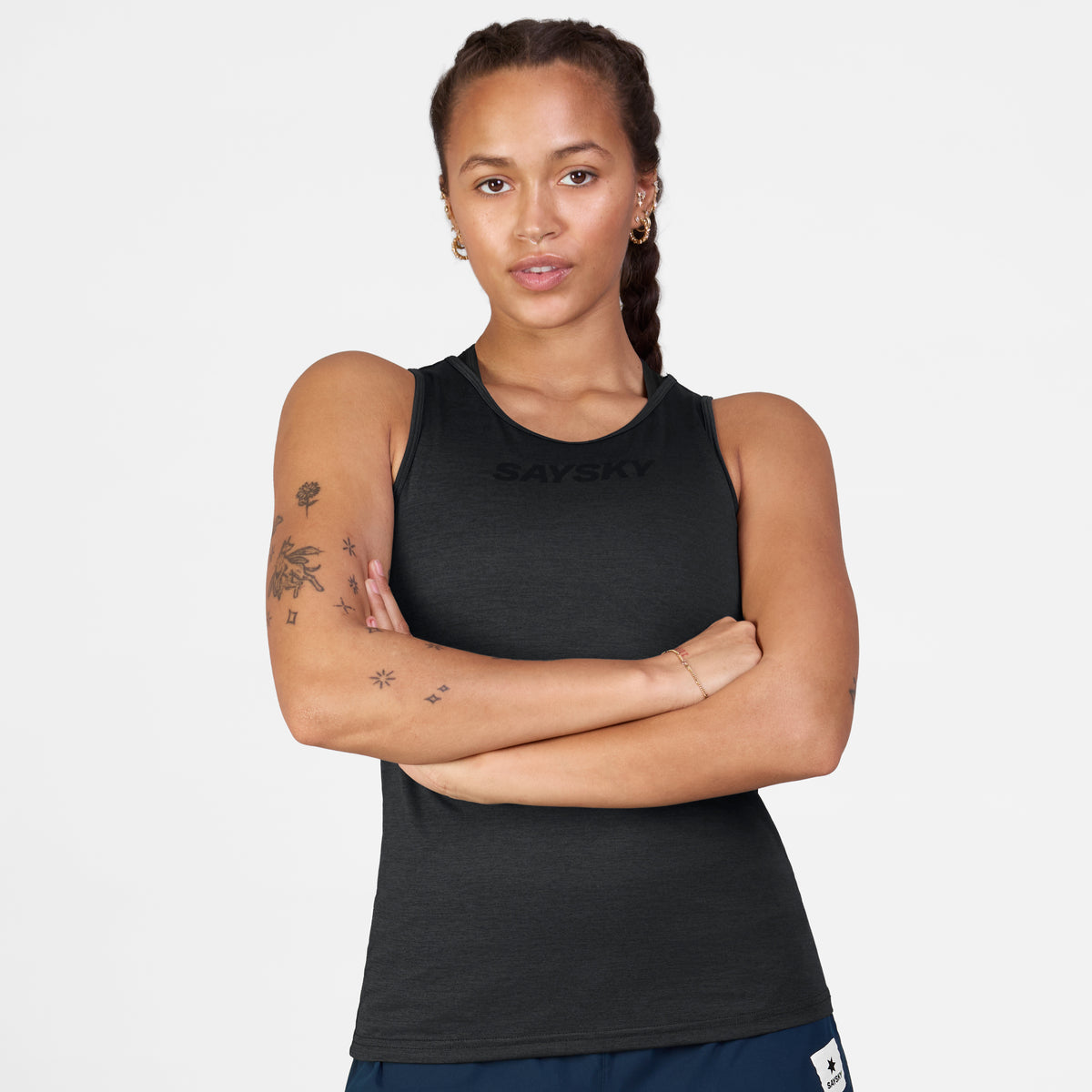 レースシングレット SW30002c9001 W Logo Pace Top - Black [レディーズ]