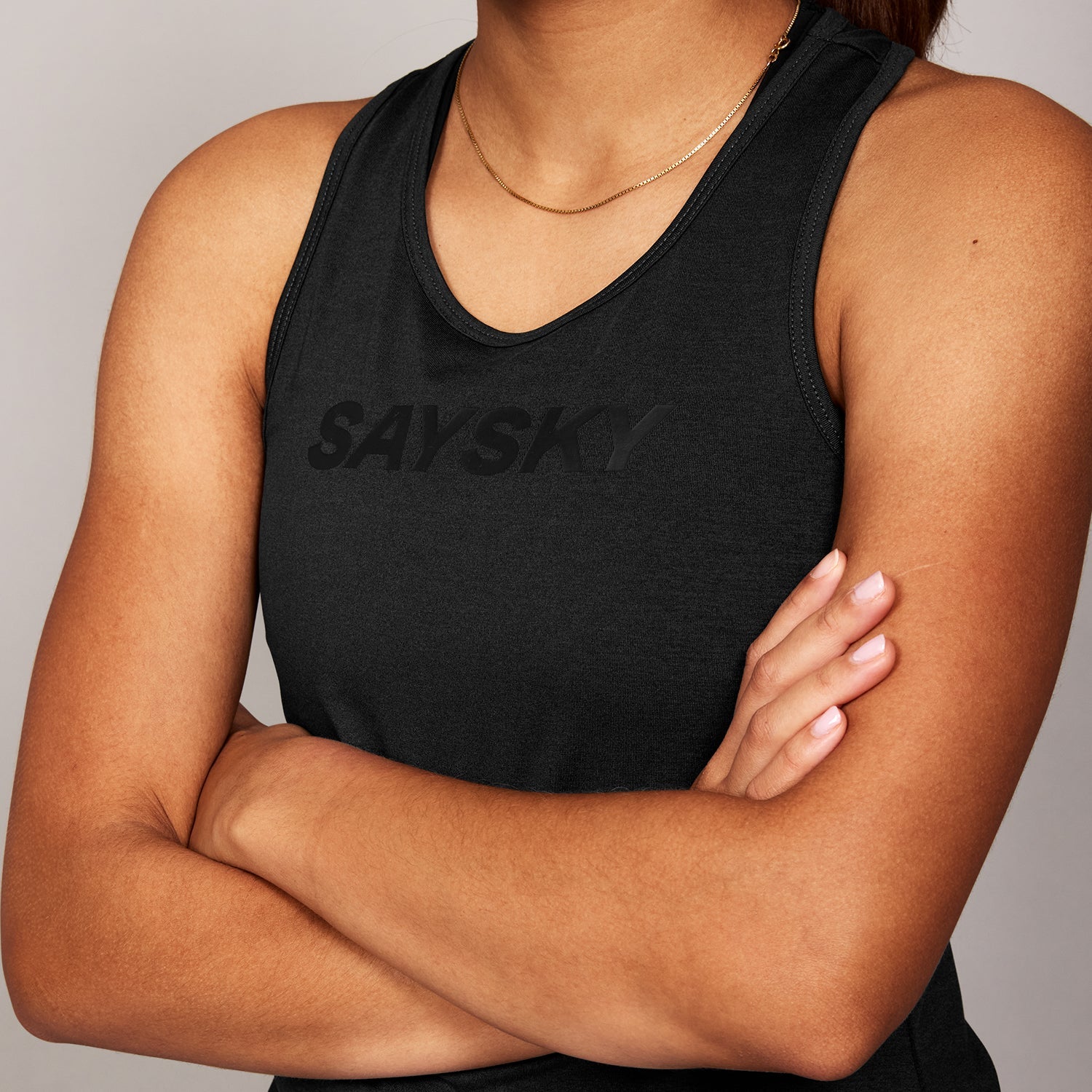 レースシングレット SW30002c9001 W Logo Pace Top - Black [レディーズ]