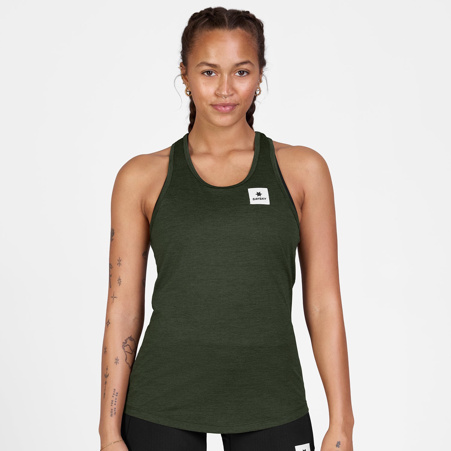 レースシングレット SW30003c301 W Clean Combat Pro Singlet - Green [レディーズ]