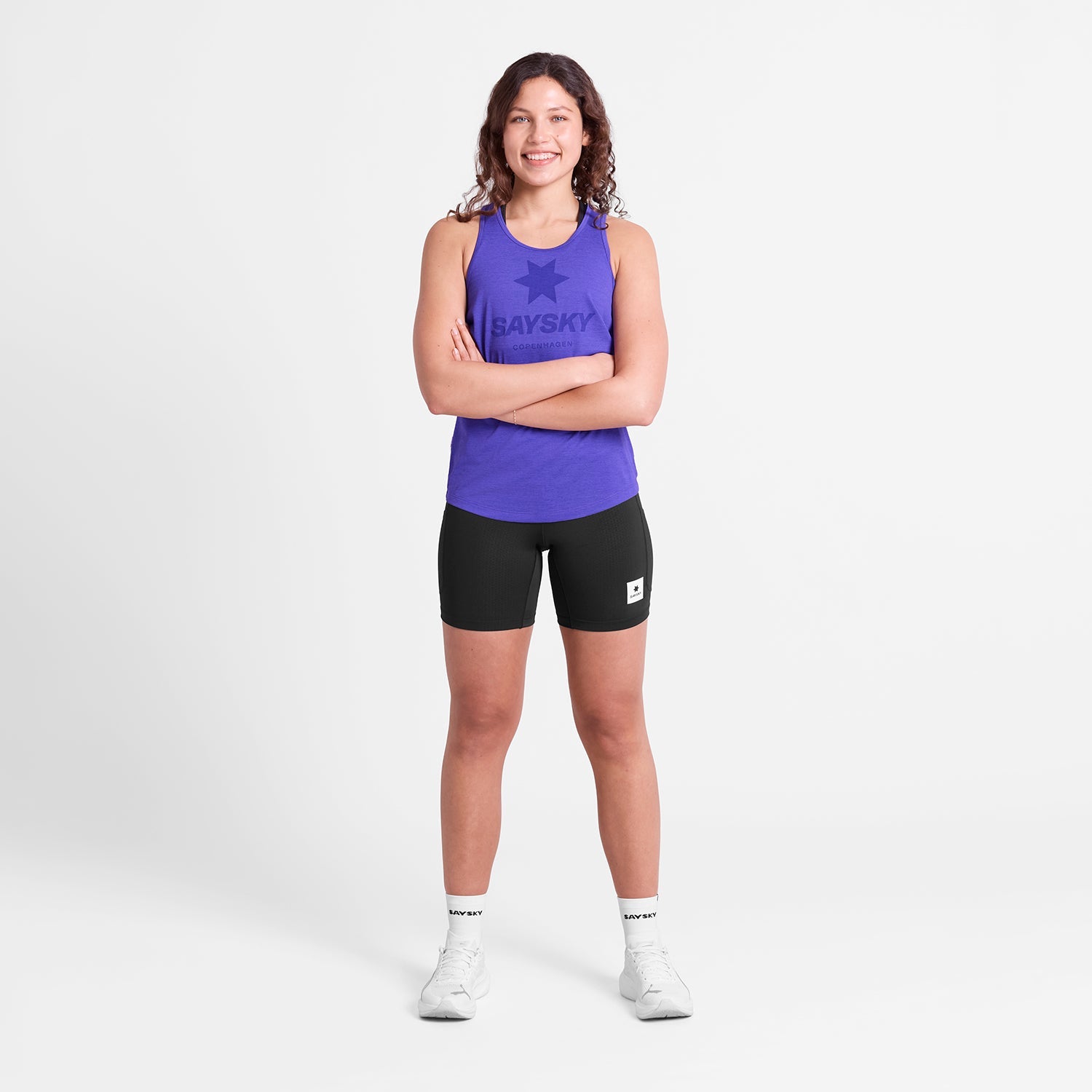 レースシングレット SW30004c7012 W Logo Combat Pro Singlet - Purple [レディーズ]
