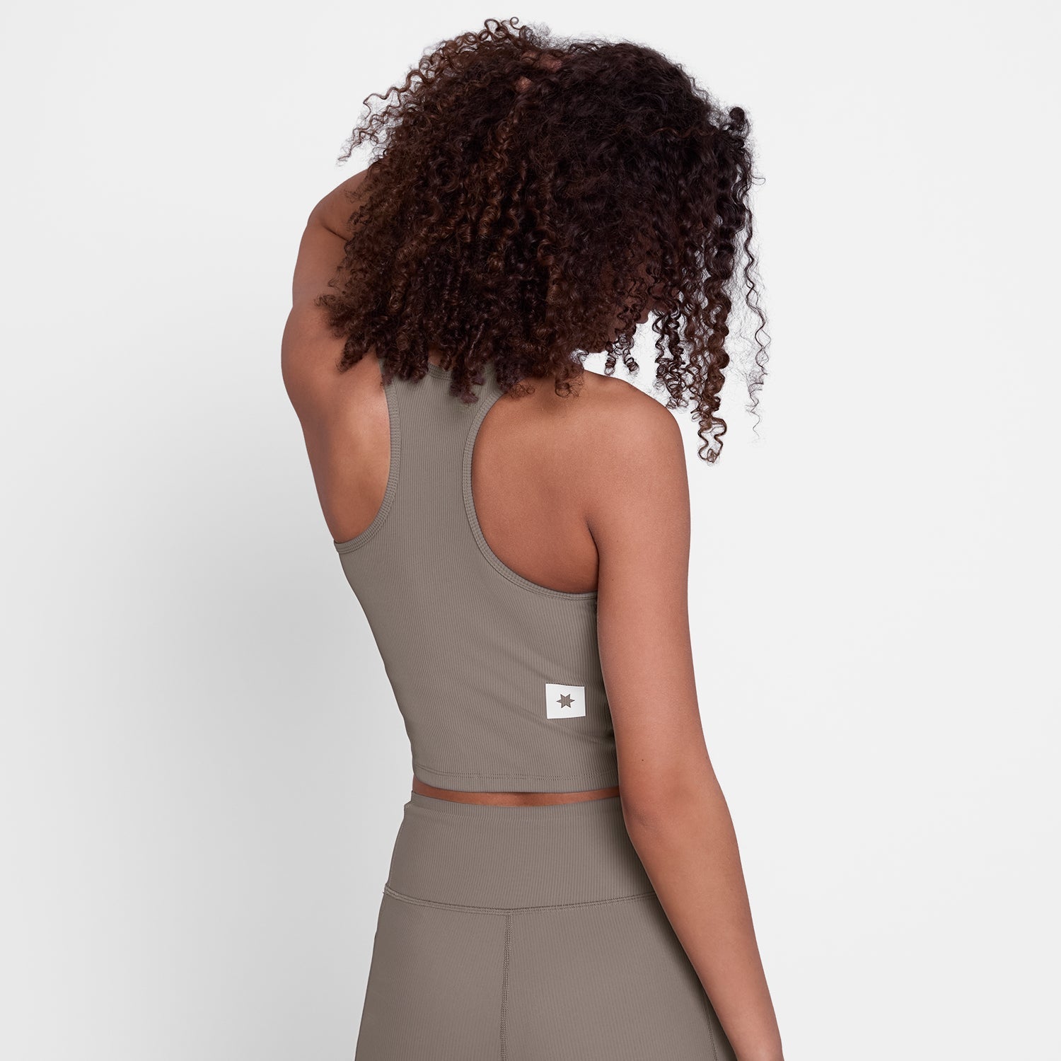 クロップトップ SW30005c714 W Combat Rib Crop Top - Taupe [レディーズ]