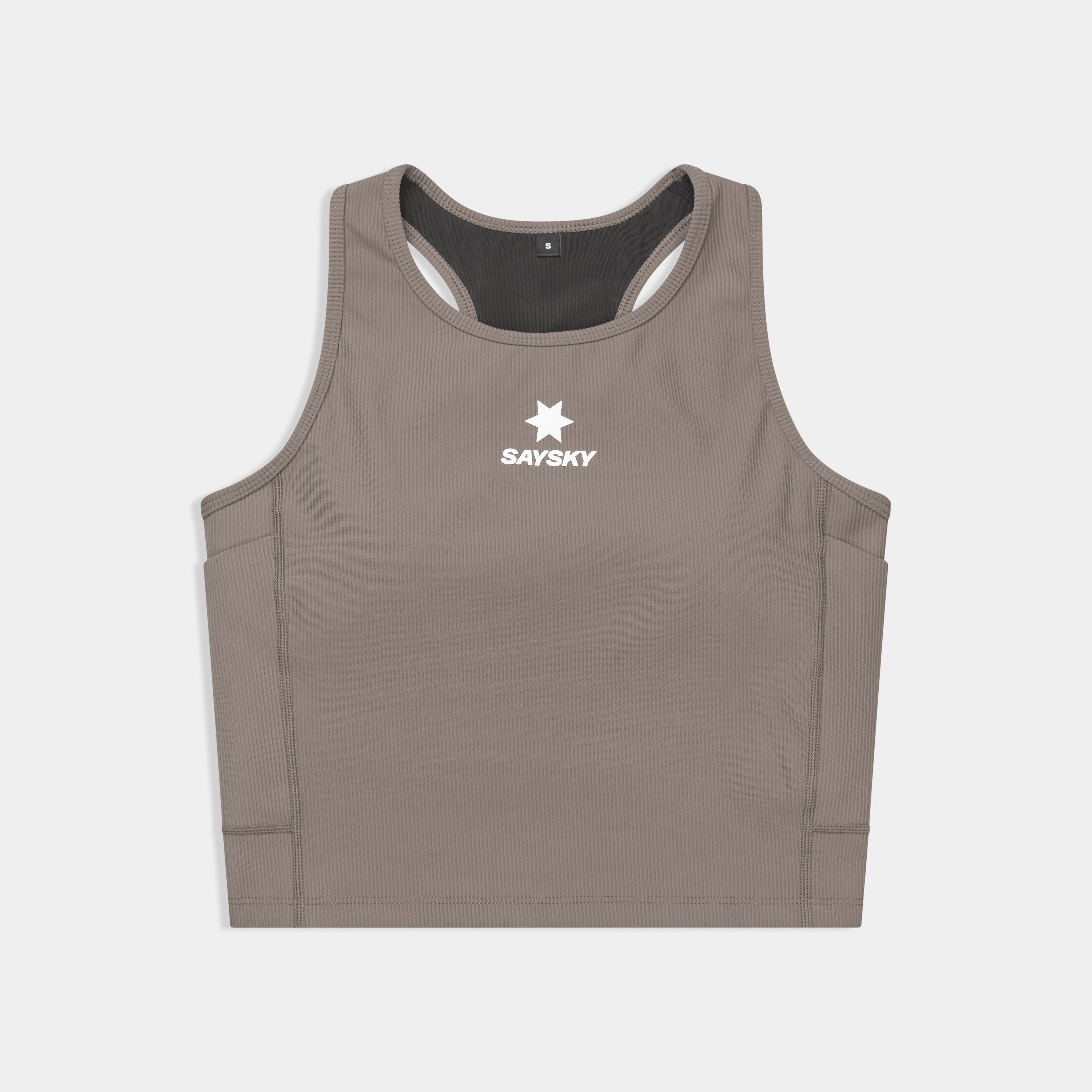 クロップトップ SW30005c714 W Combat Rib Crop Top - Taupe [レディーズ]