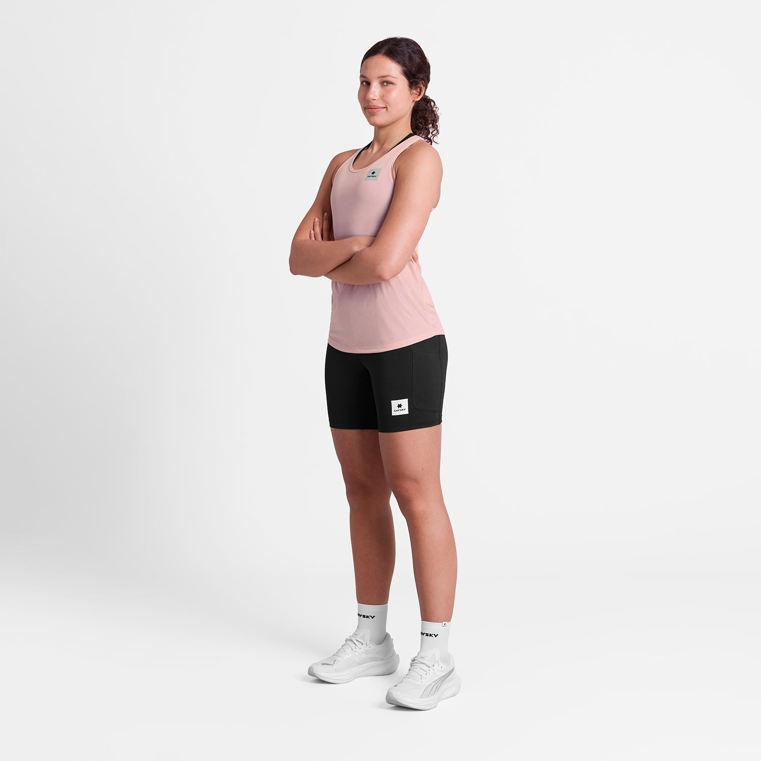 レースシングレット SW30009c1069 W Reactive Flow Singlet - Pinklogo [レディーズ]