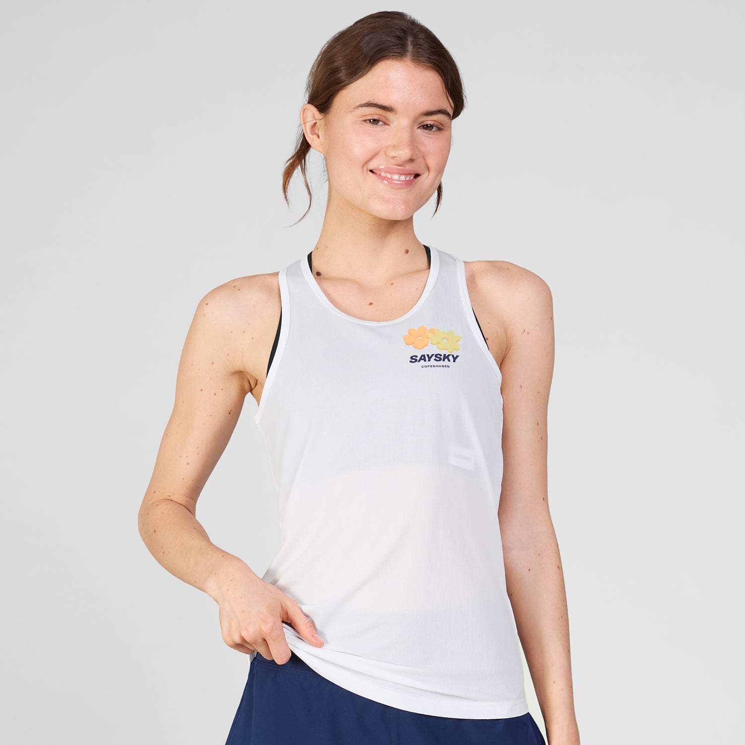 レースシングレット SW30013c101 W Flower Combat Singlet - White [レディーズ]